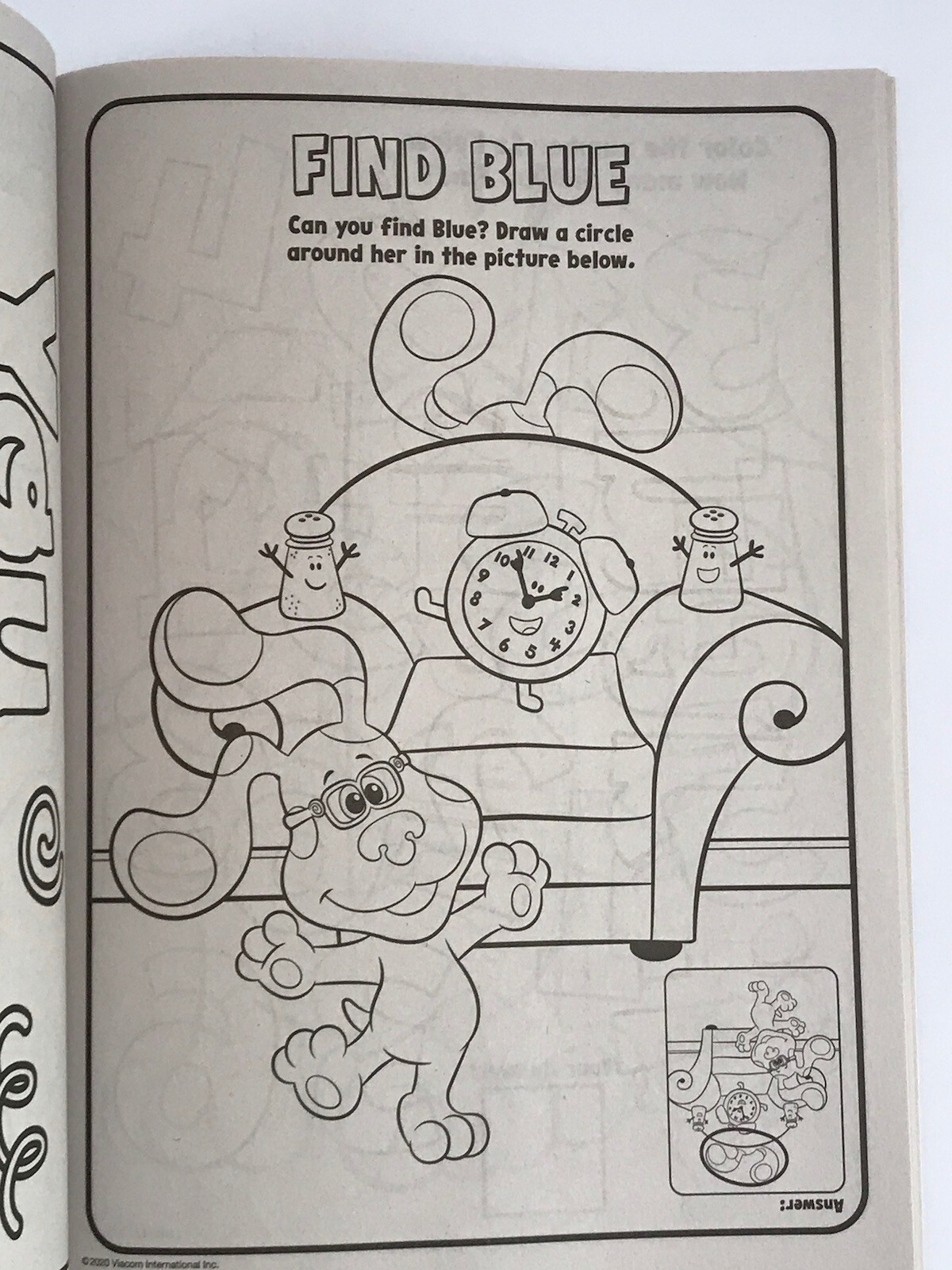 2pc Set Nickelodeon Blues Clues And You! Jumbo Coloring & Activity Book Crayons