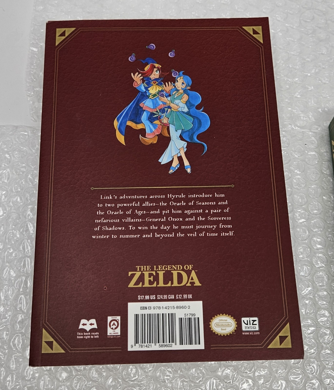 Zelda Legendary Edition Manga Set Ocarina Majora Oracle HC VIZ