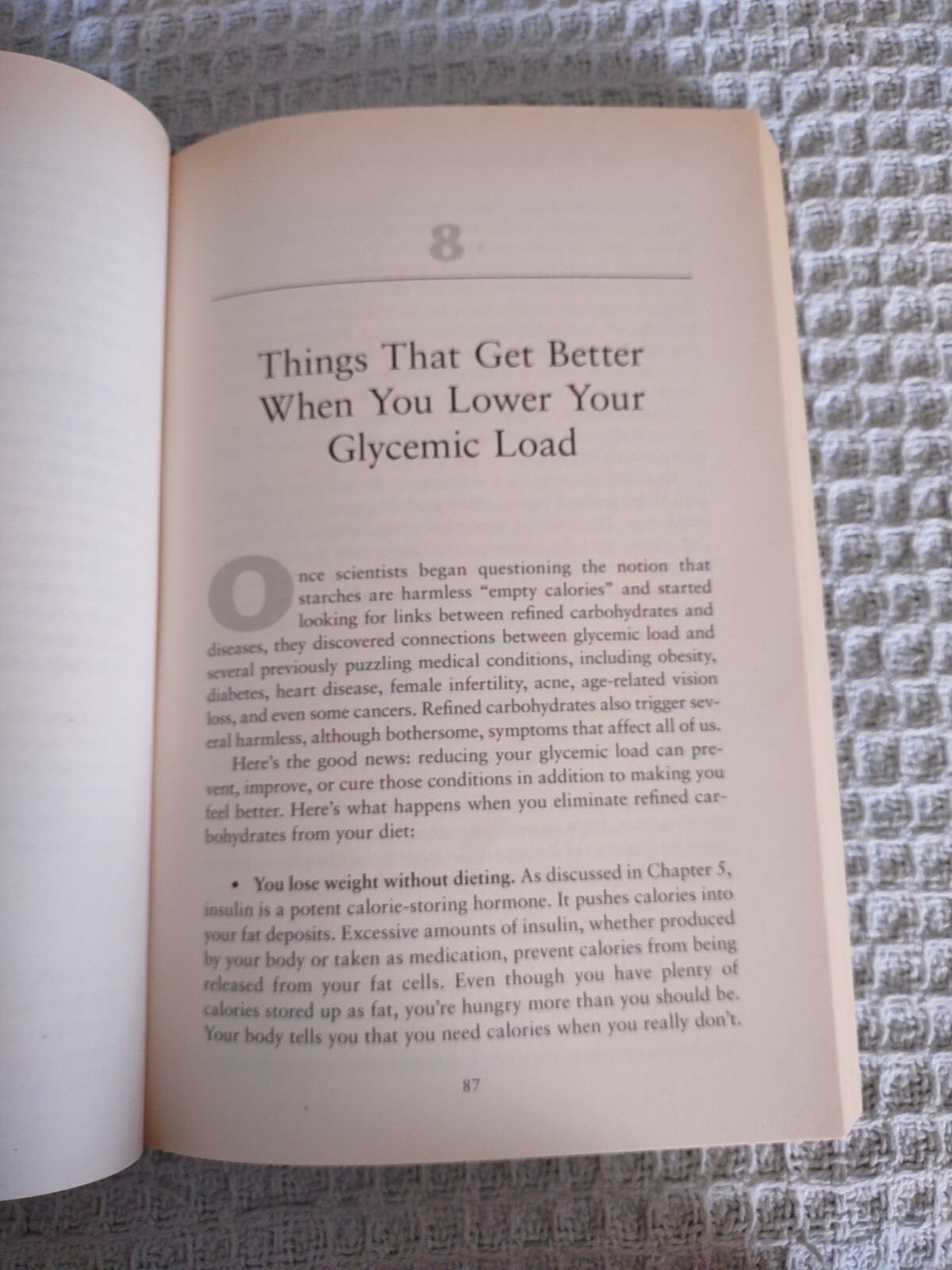 The Low Glycemic Load Diabetes Solution Paperback Book.