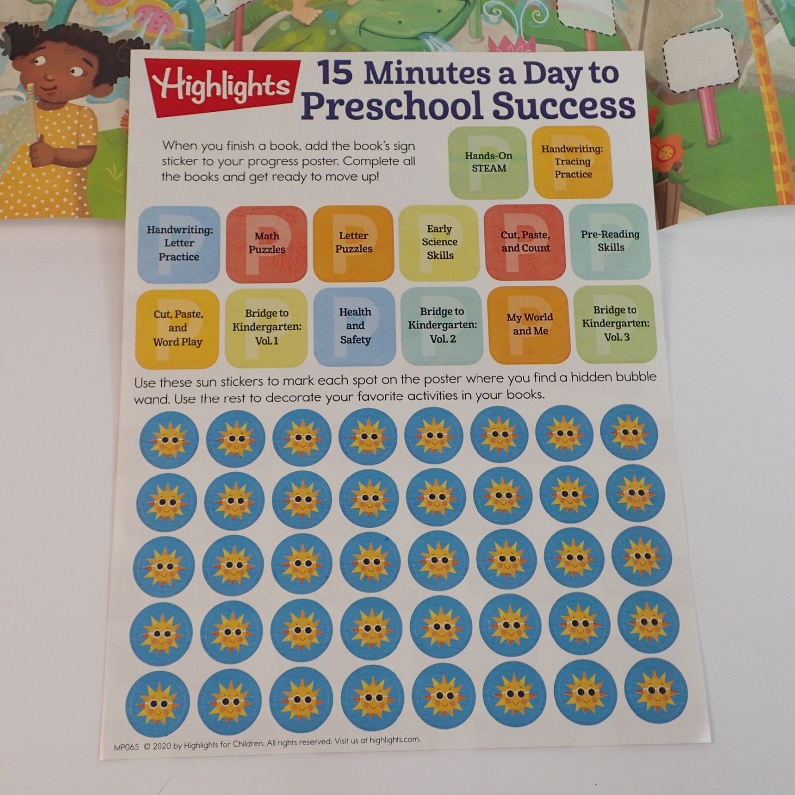 Highlights 15 Minutes A Day Preschool My Learning Box Lot of 2 Months + Bonus!