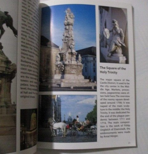 Budapest Hungary Paperback Book 64 Pages 9.25 X 6.5 inches