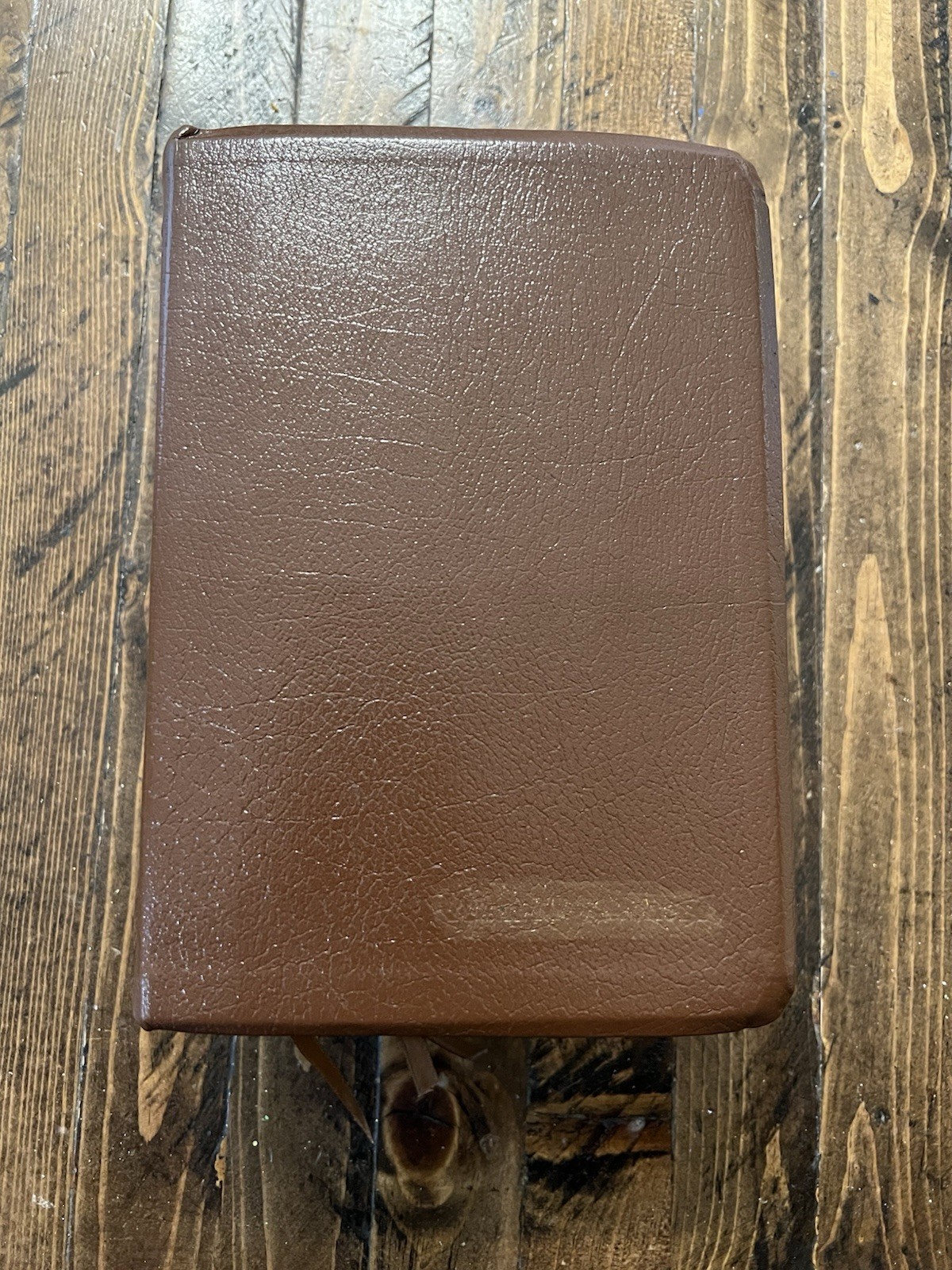 2000 Brown Simulated Leather LDS Quad 7-1/2” X 5-1/2” Indexed Clean!
