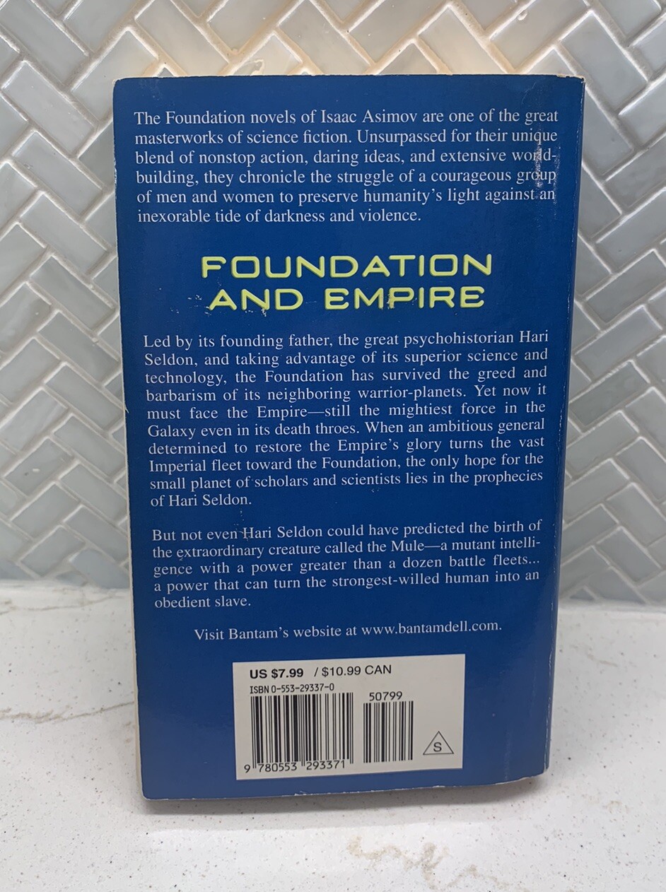 FOUNDATION Novels by Isaac Asimov Lot of 3 mm paperback set + Prelude three PICS