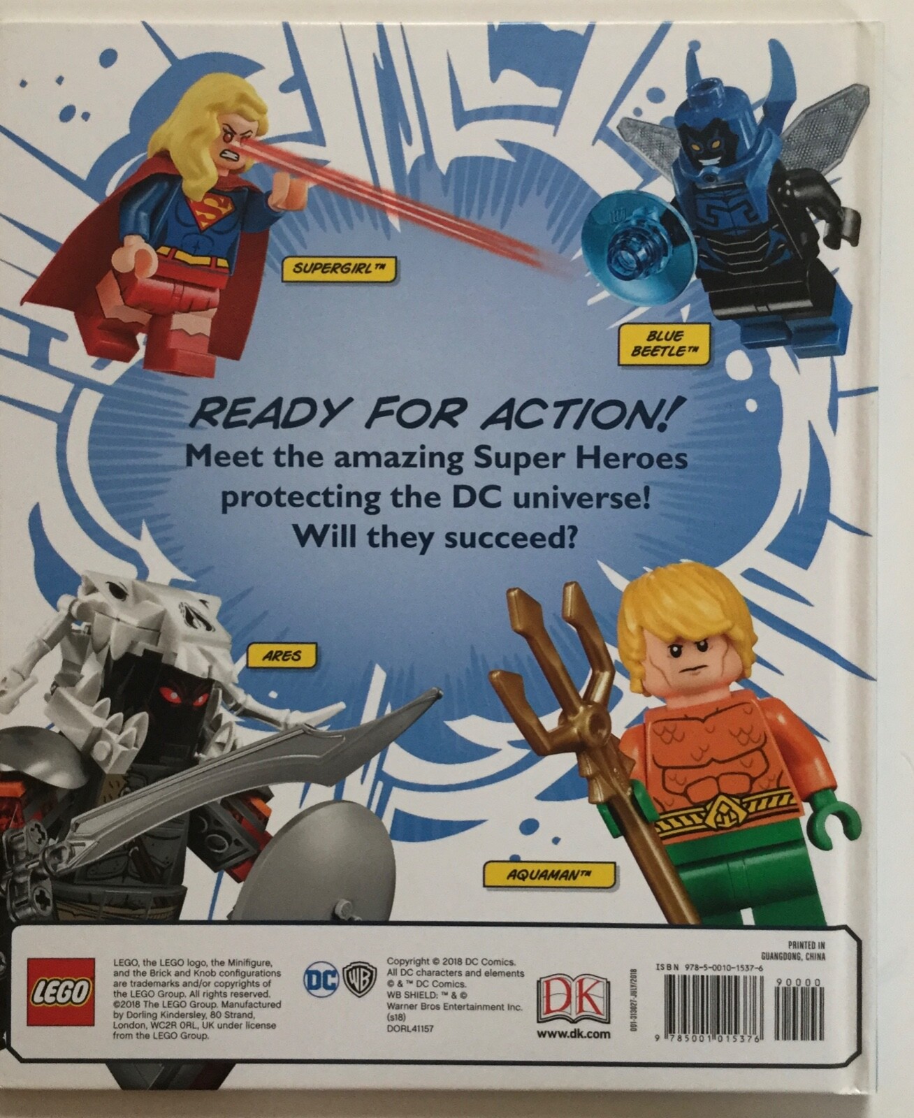LEGO DC Super Heroes AWESOME HEROES Book 2018