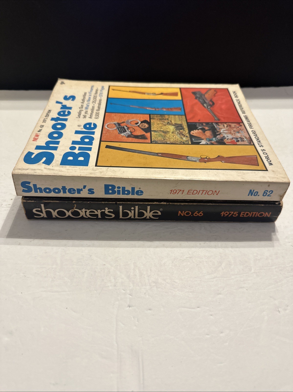 The Shooter’s Bible book lot 1971 1975 Vintage Firearms Reference Book