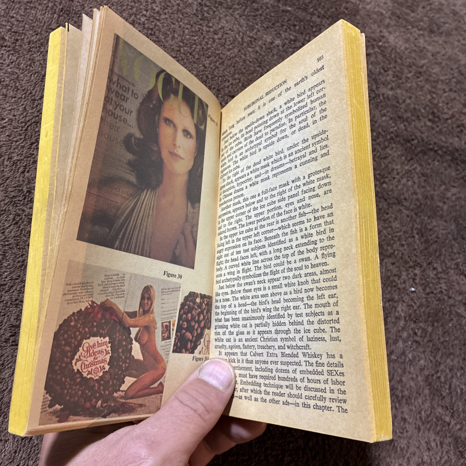 Rare Subliminal Seduction Wilson Bryan Key COLLECTIBLE 1974 PB