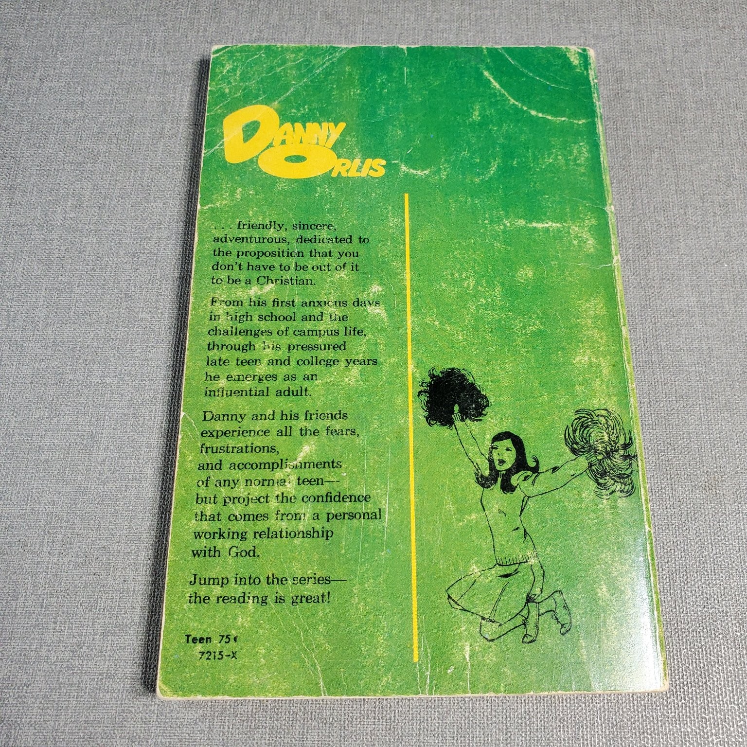 Danny Orlis Star Back Bernard Palmer 1957 Christian Football Moody Press