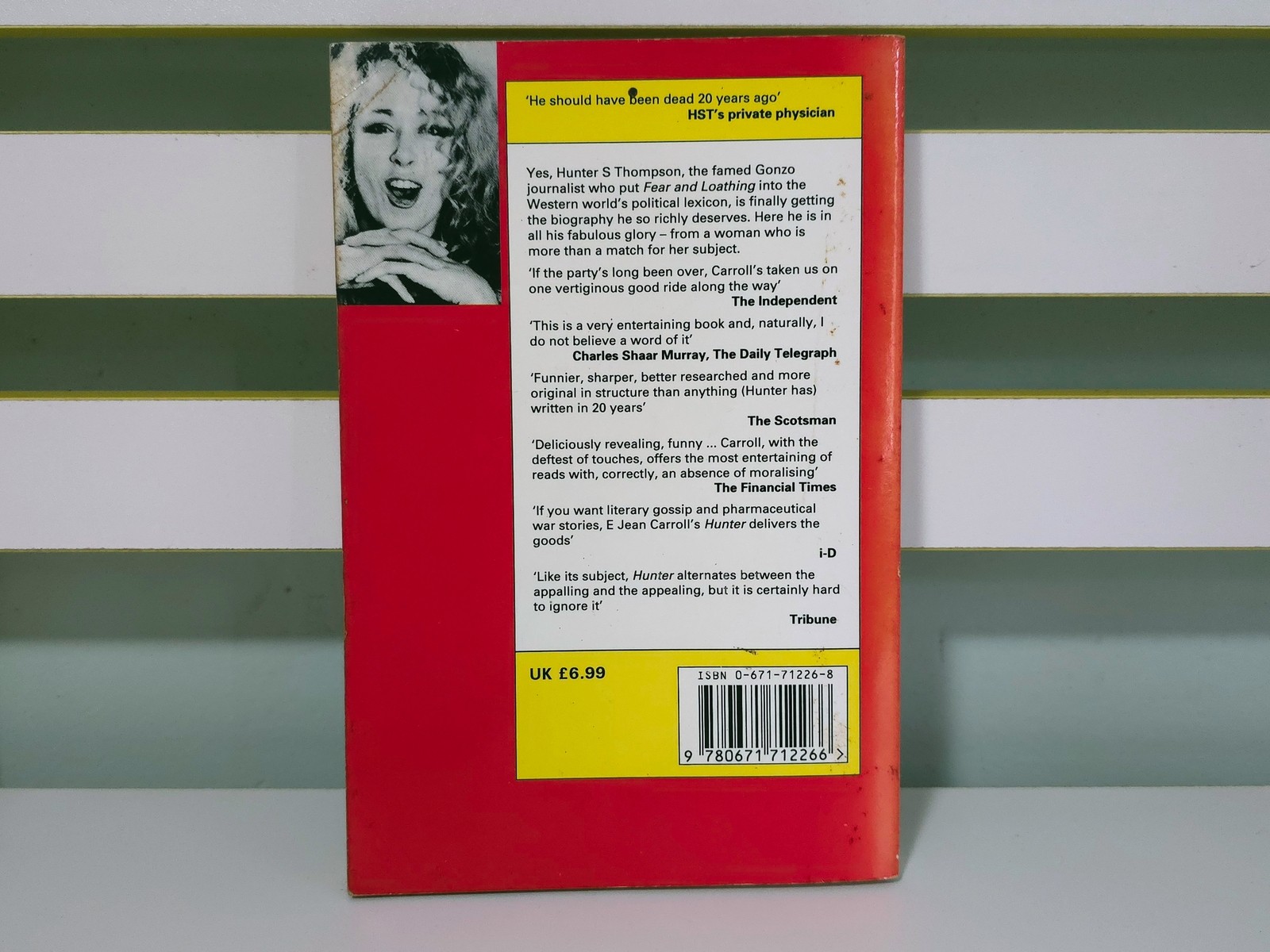 Hunter: The Strange and Savage Life of Hunter S Thompson! By E. Jean Carroll