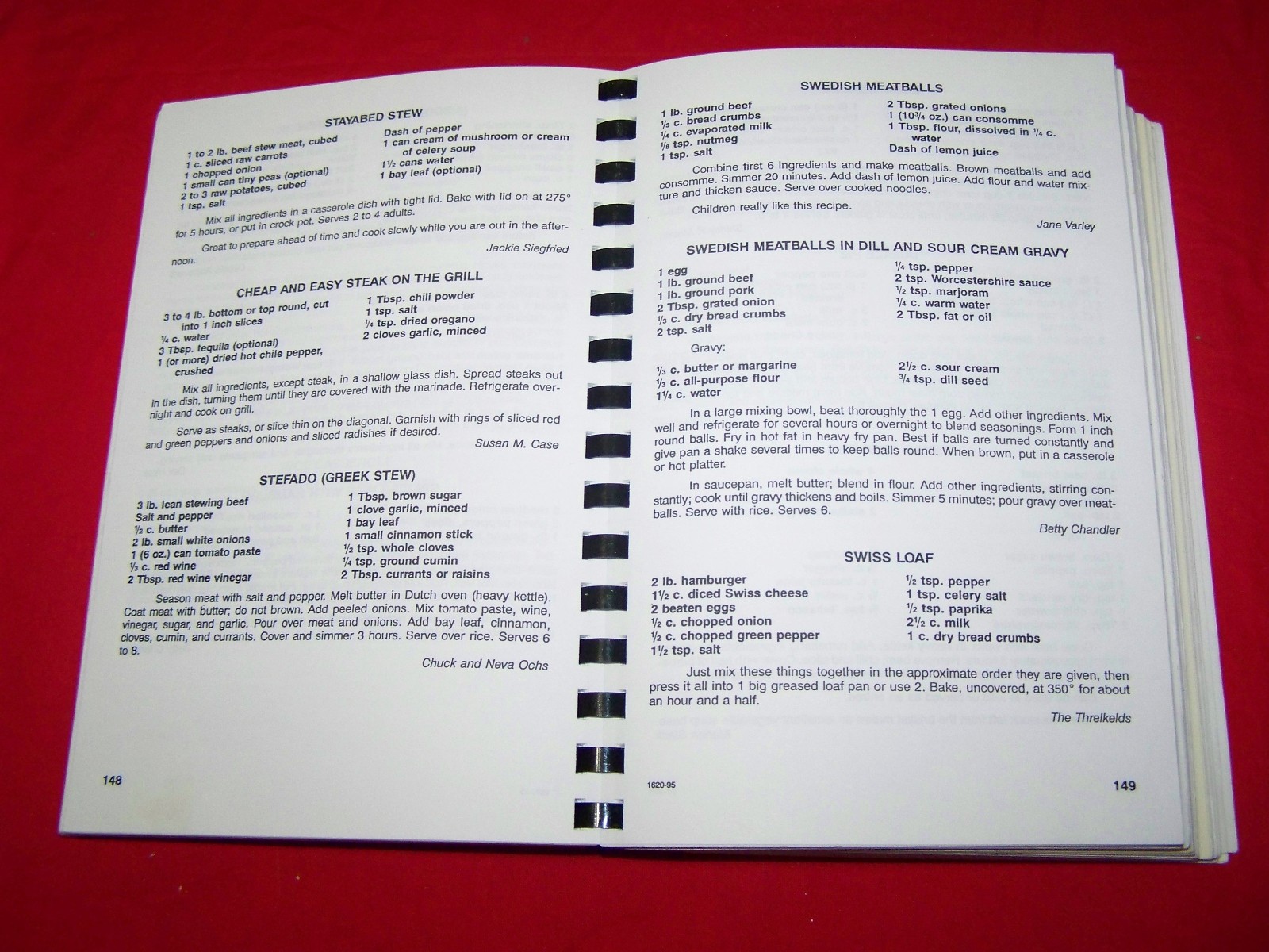 First Presbyterian Church Cookbook 1995 West Chester Pennsylvania 800+ recipes