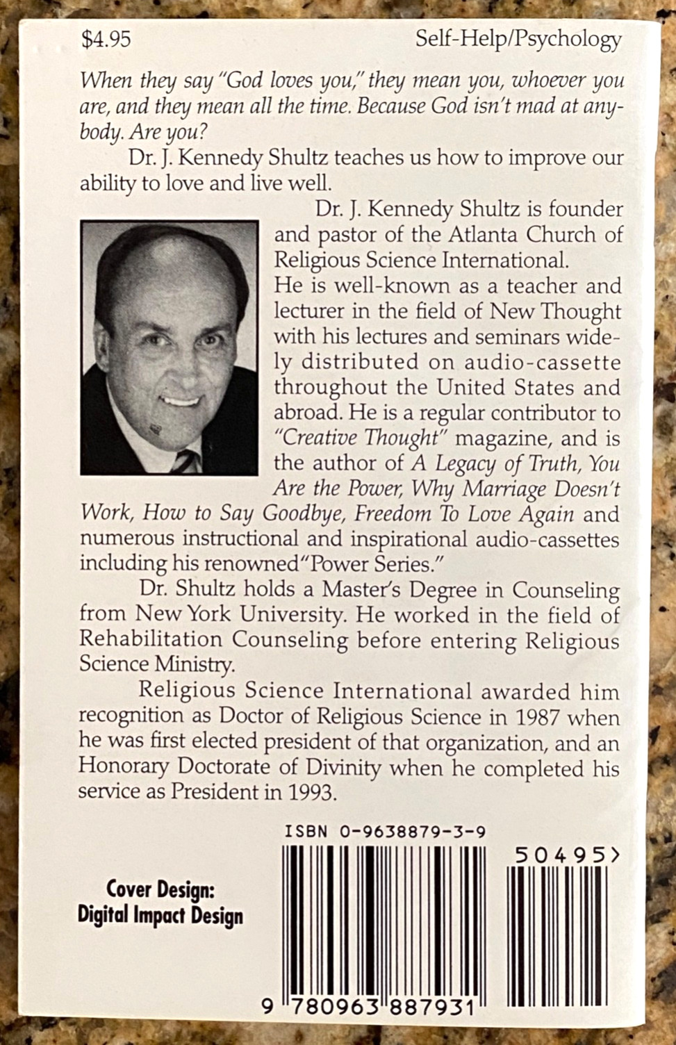God Isn’t Mad at Anybody, Shultz, J. Kennedy – 1994 – PB Booklet – 61 pages