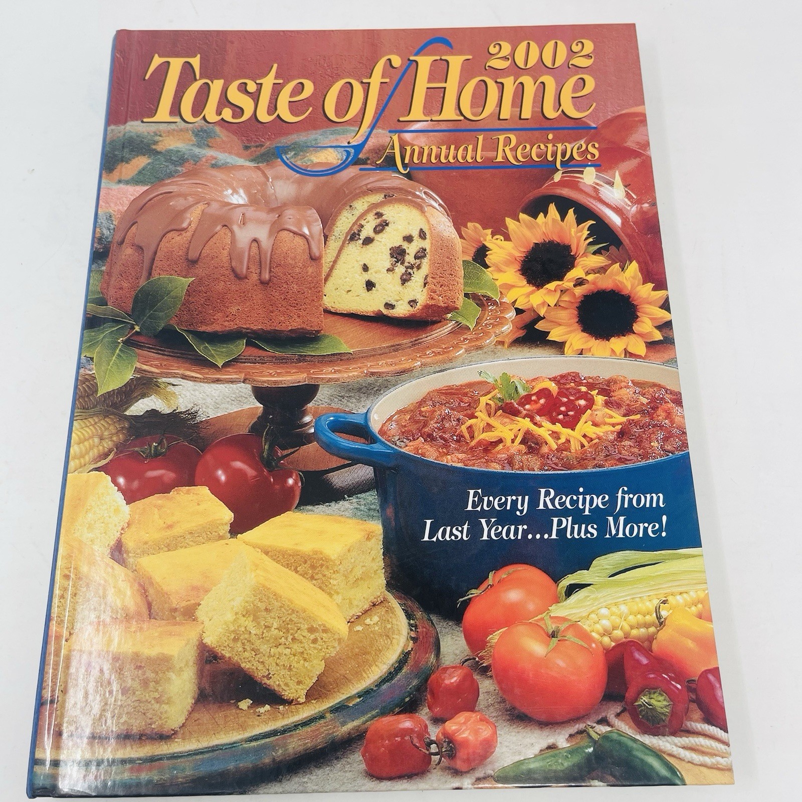 Lot of 4 Taste of Home Annual Recipes Cookbooks 1999-2002 HC Vintage