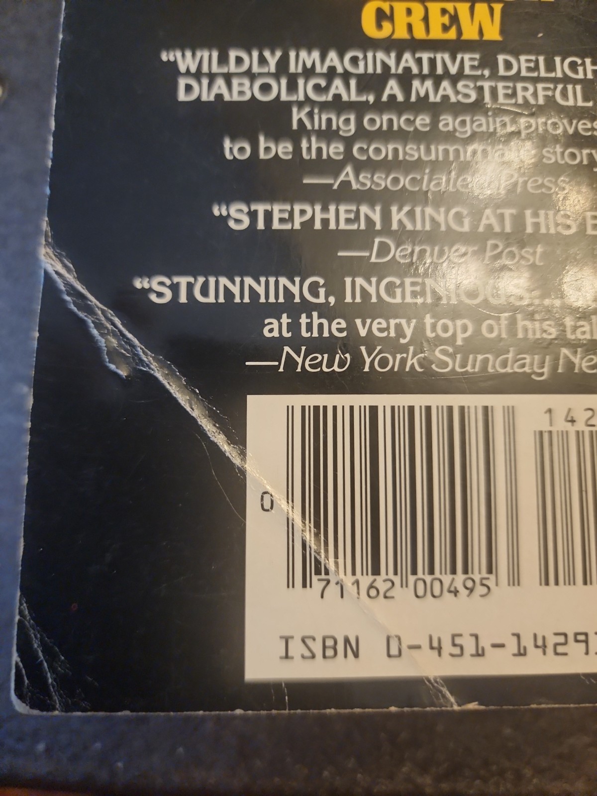 Skeleton Crew by Stephen King, First Signet Printing 1985 Paperback HORROR