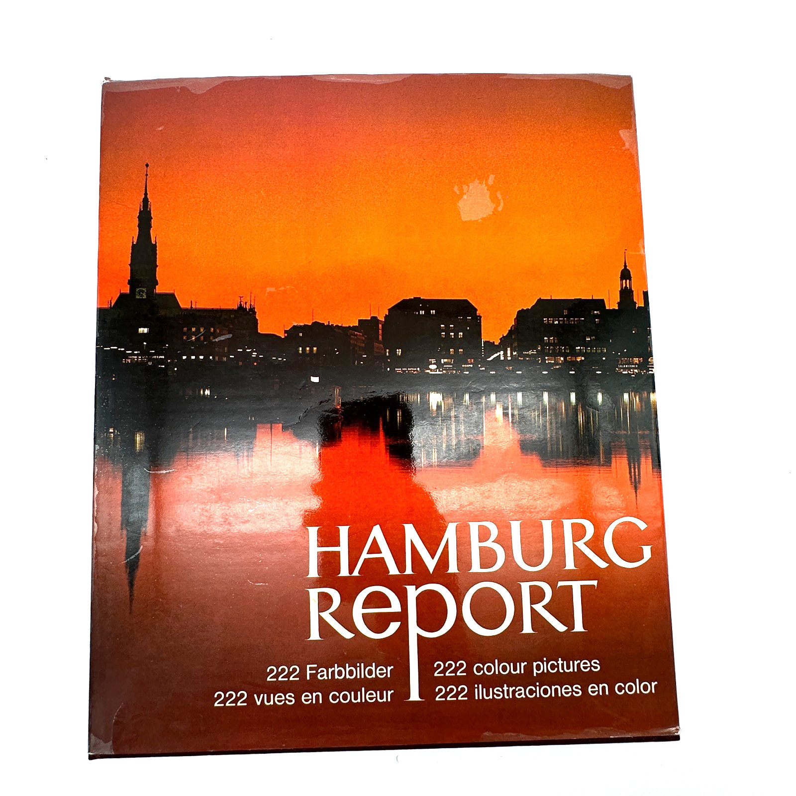 Hamburg Report 1977 Otto Bender 222 Color Photos German City History Travel Book