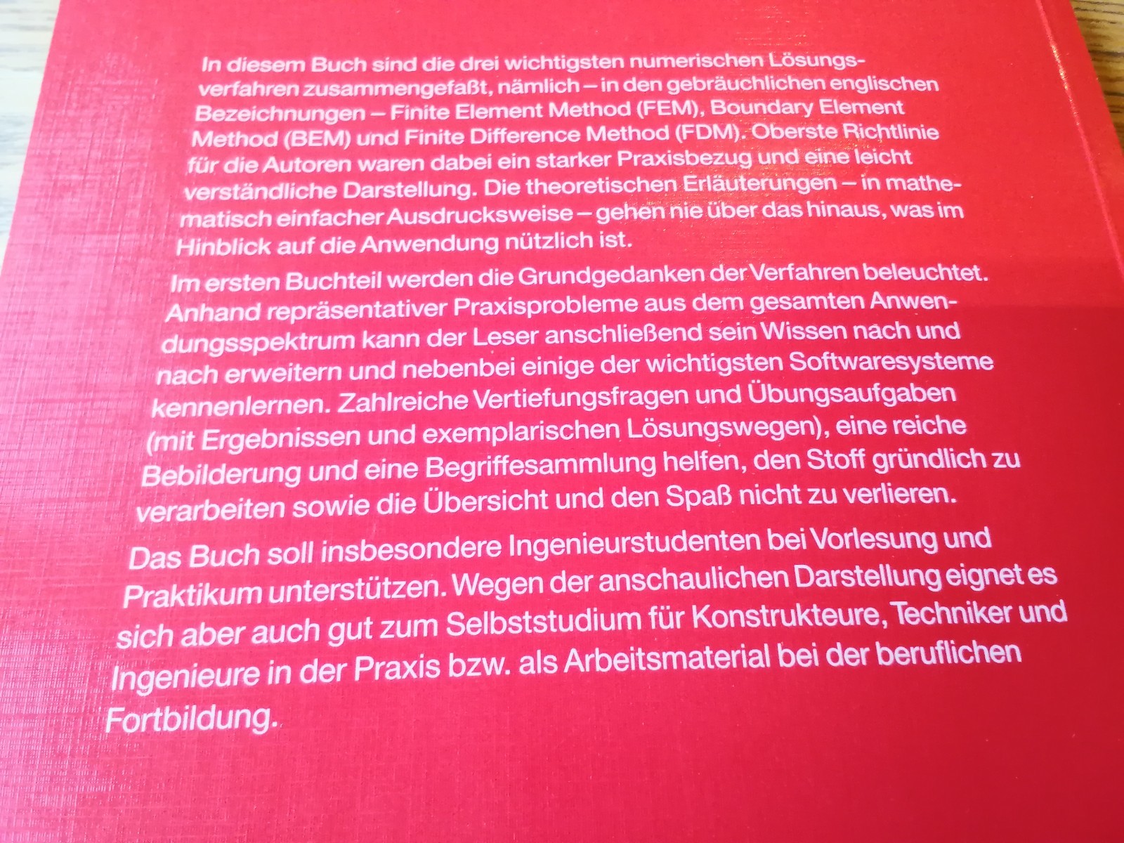 Numerische Lösungsverfahren in der Praxis. FEM – BEM – FDM