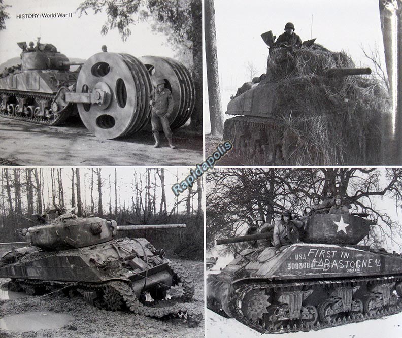 ARMORED THUNDERBOLT ~ M4 Sherman Tank / Armor WW2 Photo Book ZALOGA 360 pages