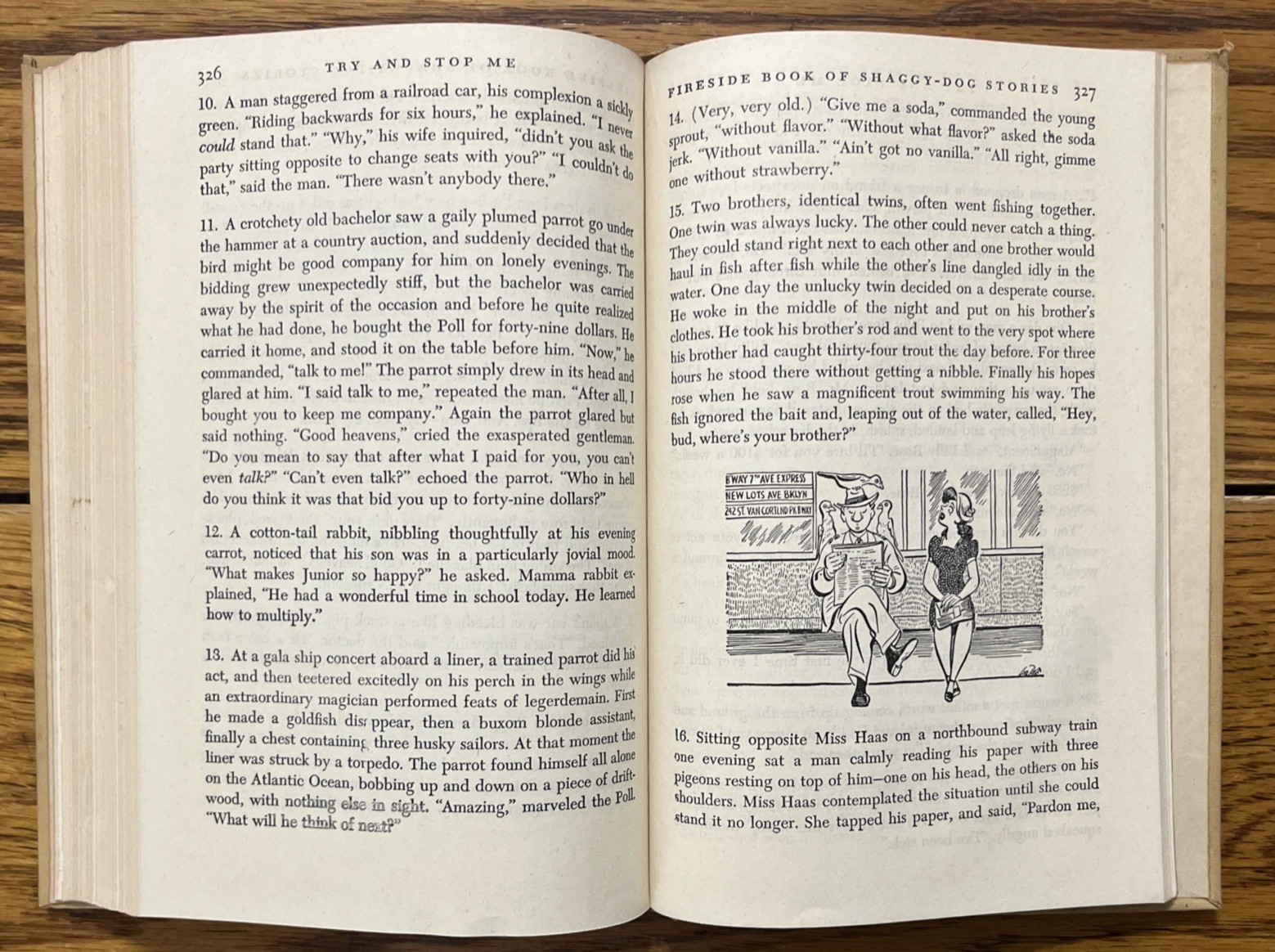 Try And Stop Me by Bennett Cerf HC 1944 Anecdotes, Stories, Jokes
