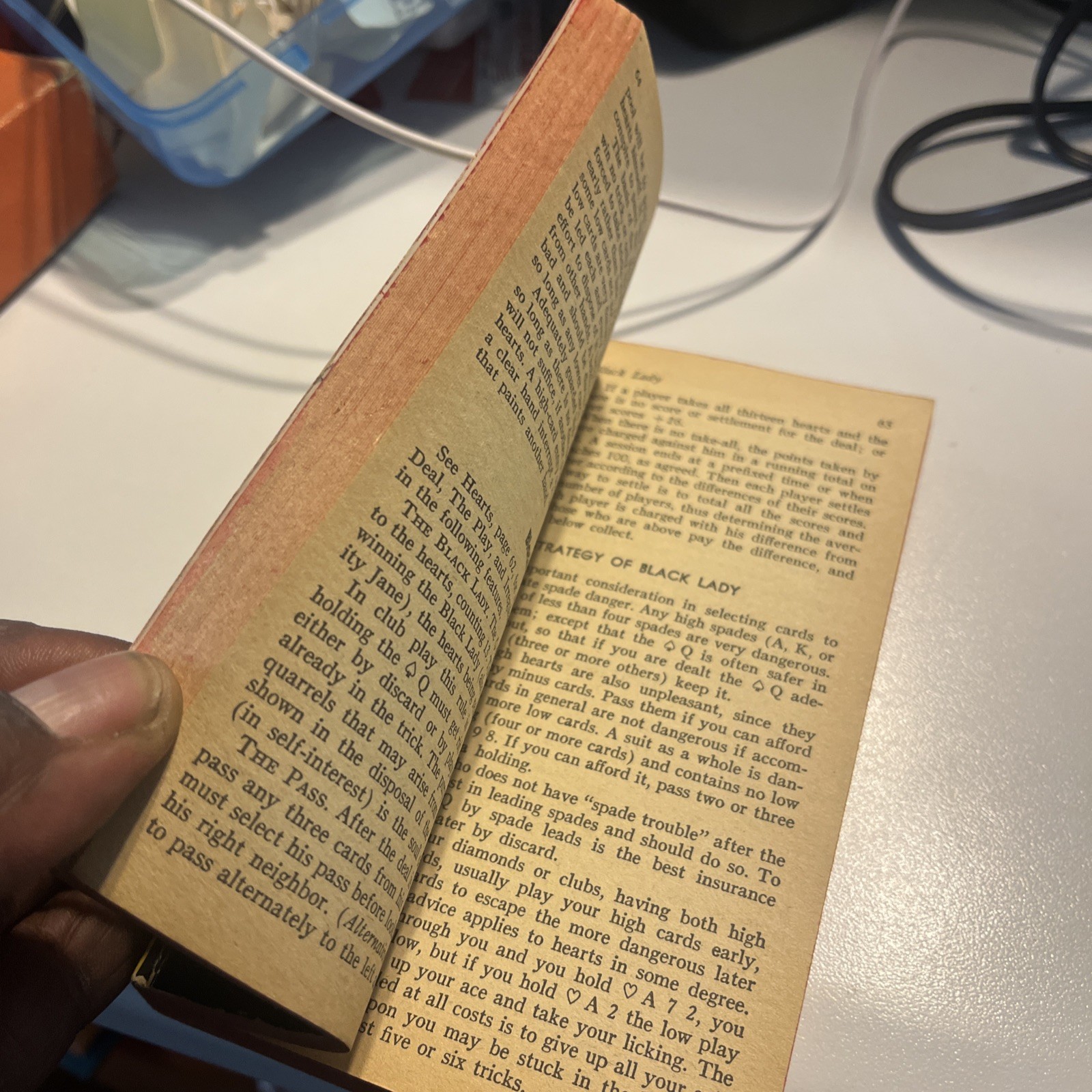 Hoyle’s Rules of Games Book Instructions Scrabble Poker Bridge Cards VTG 1959