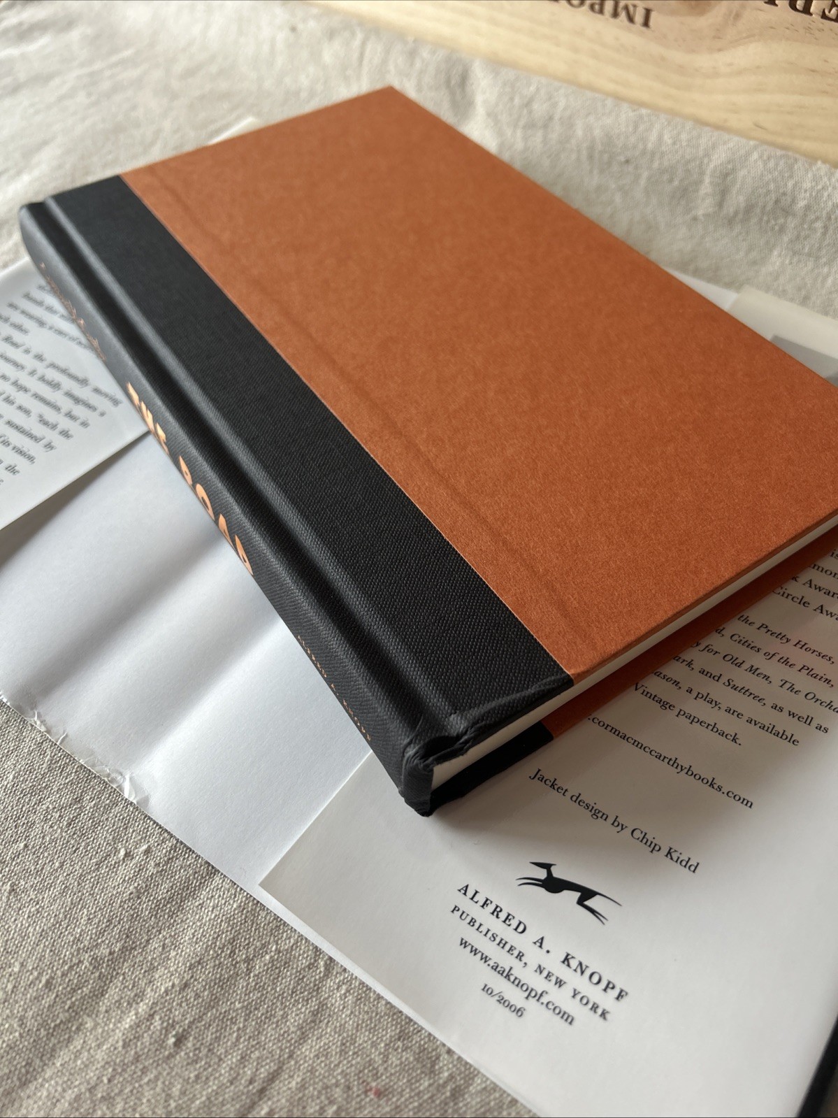 Cormac McCarthy The Road First Edition/Print Near Fine 2006