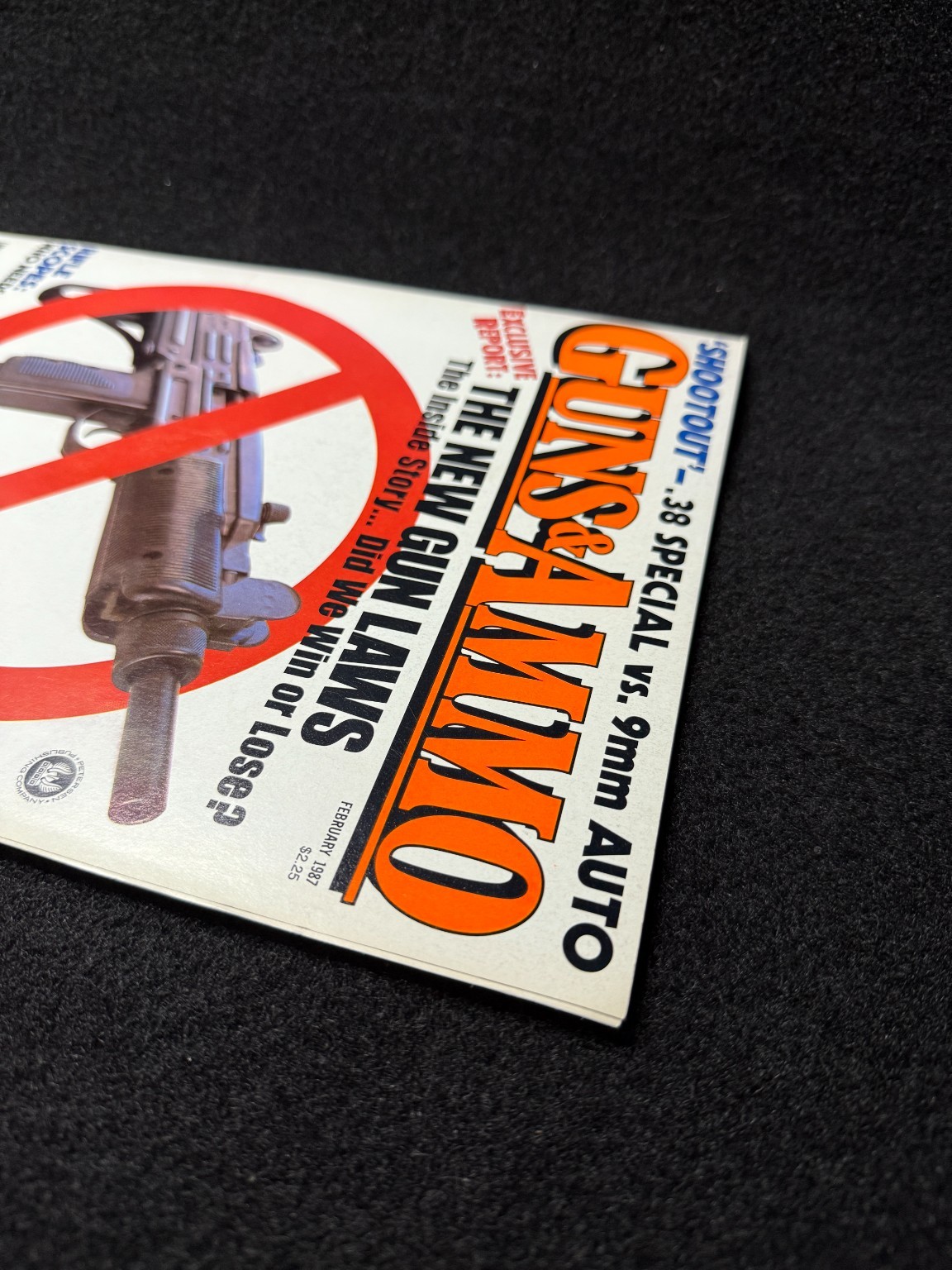 Guns & Ammo Magazine February 1987 New Gun Laws Firearms Hunting Vintage