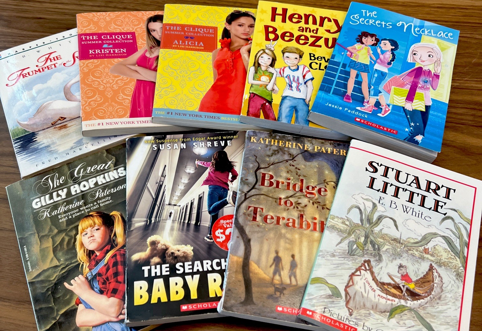 BOOK BUNDLE Paperback Juvenile Books – Lot of 9 – Miscellaneous Authors