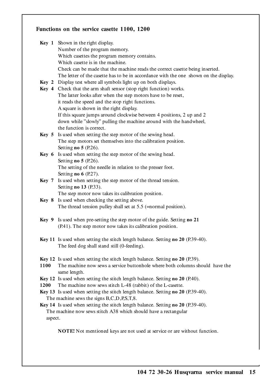 HUSQVARNA 1200 1100 1090 1070 1050 SERVICE MANUAL – LOOP BOUND – TOUGH JACKET