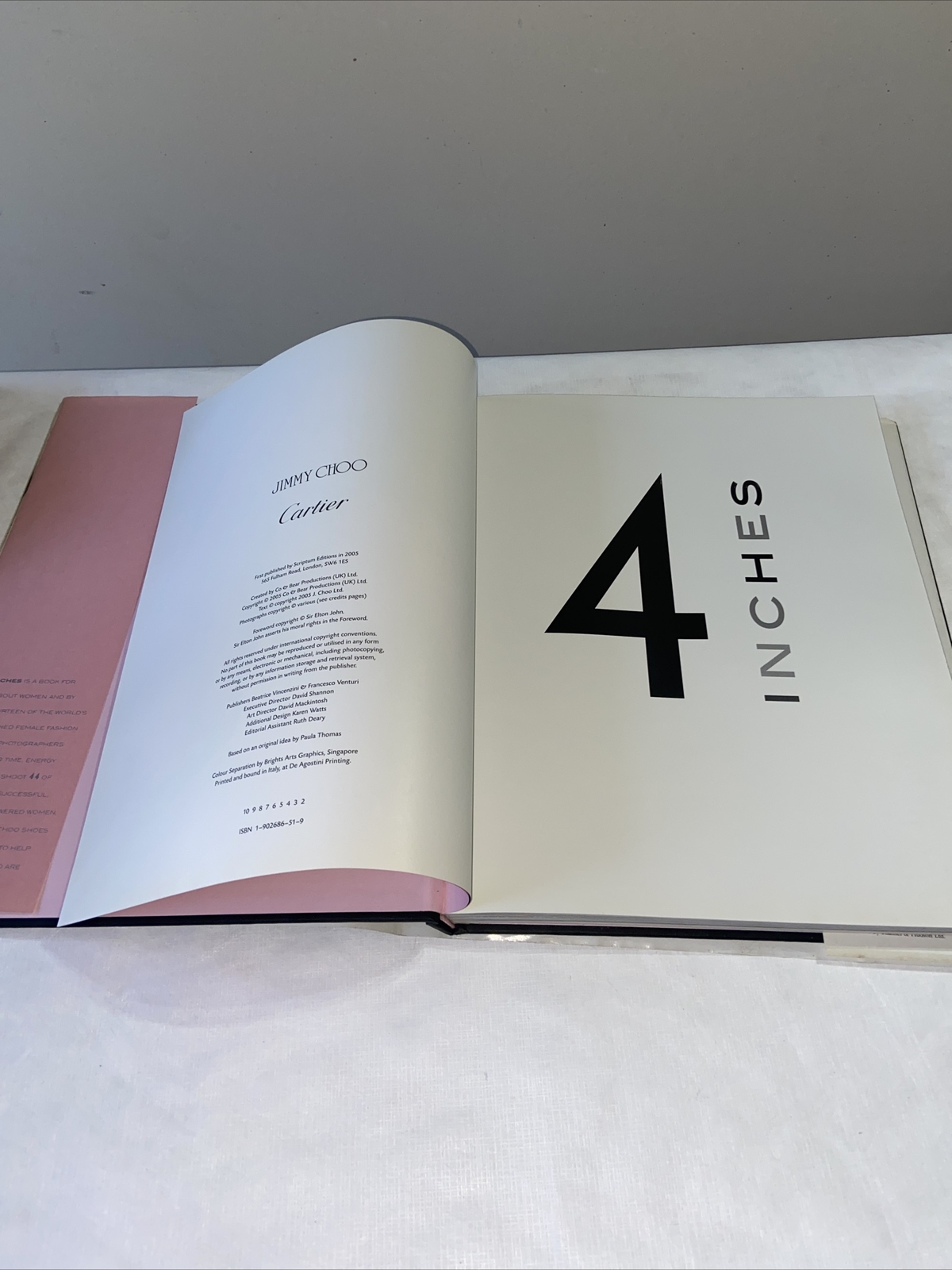 4 Inches Foreword by Sir Elton John