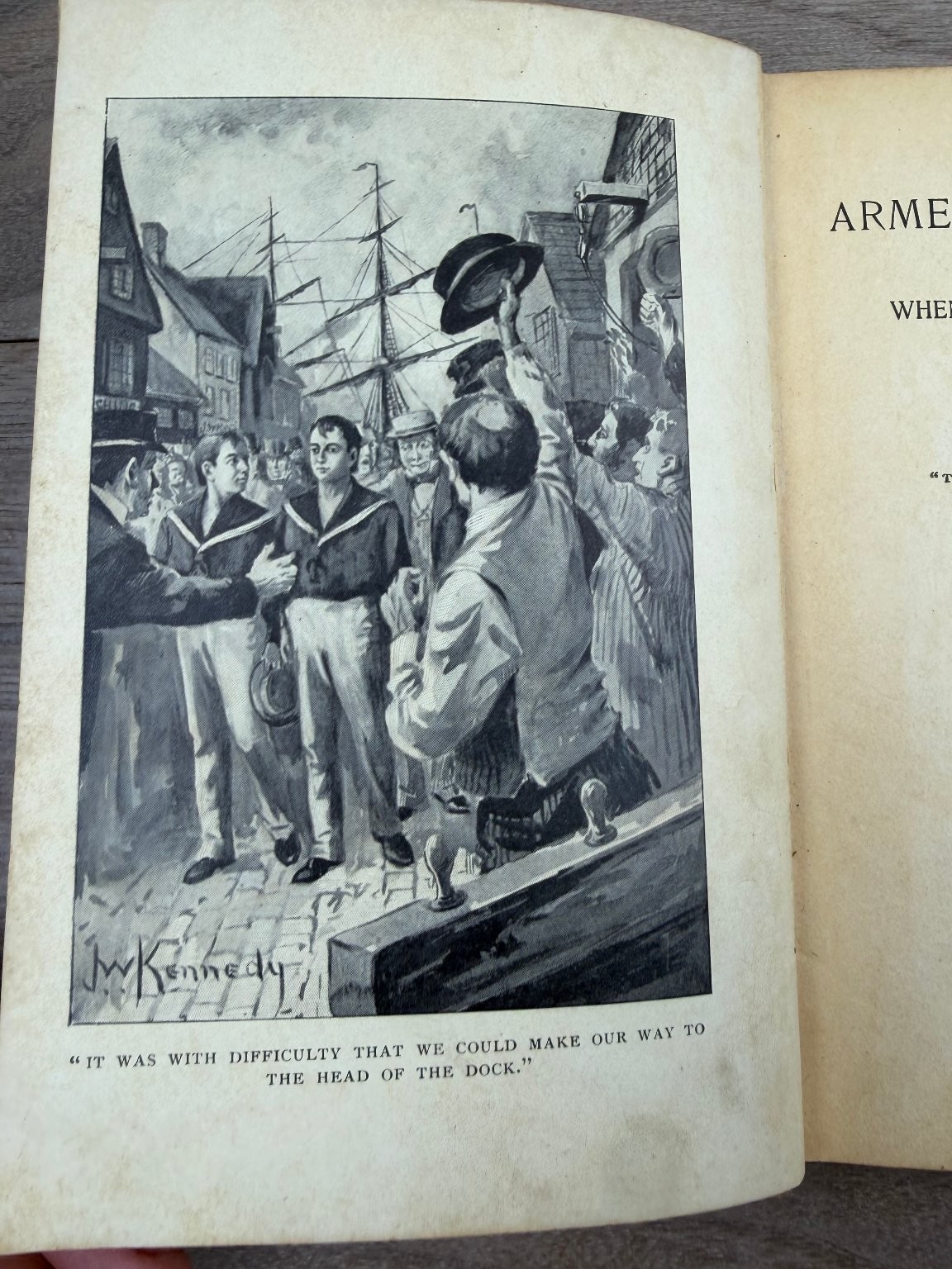 Armed Ship America James Otis 1900 1st Ed Illustrated Maritime Adventure Dana