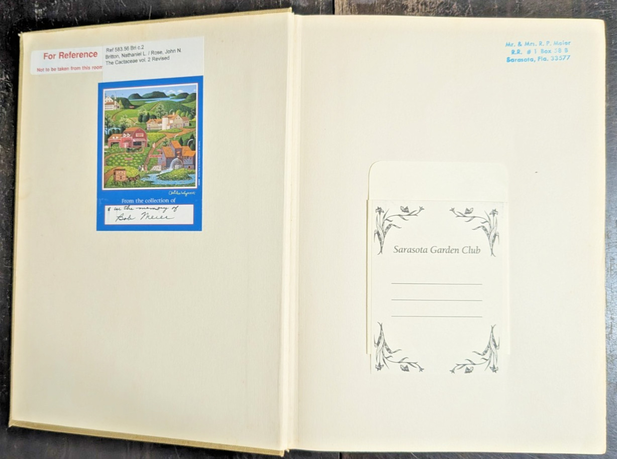 The Cactaceae by NL Britton & JN Rose HC 4 Volumes in 2 Books Set Lot Vintage