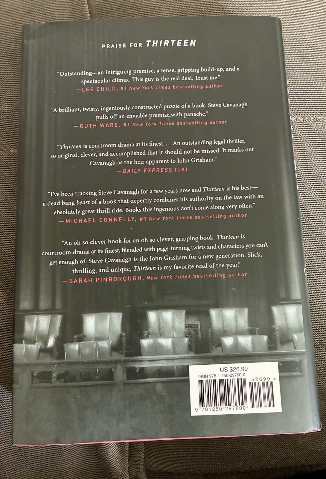 Thirteen : The Serial Killer Isn’t on Trial. He’s on the Jury by Steve Cavanagh