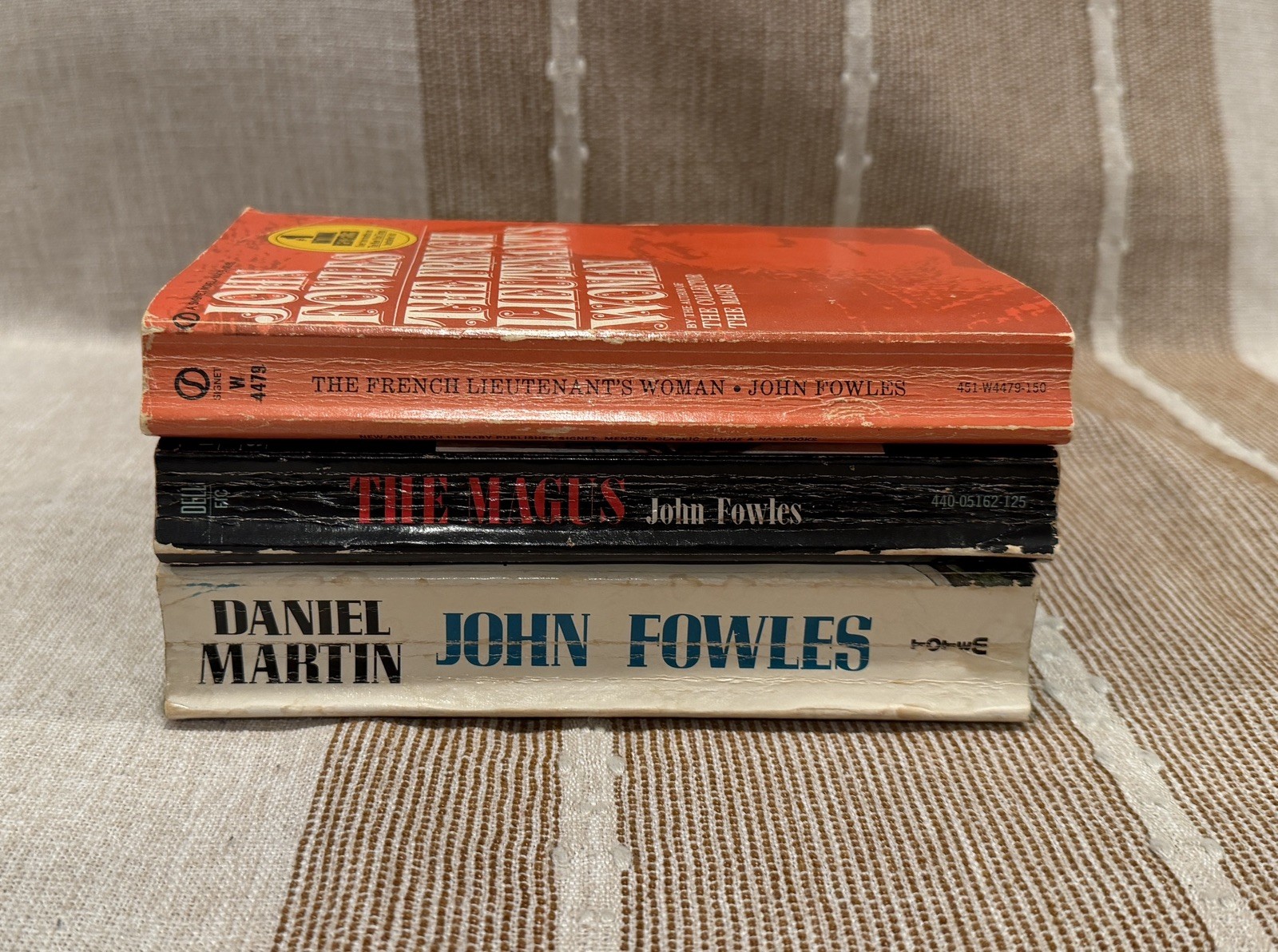 Lot of 3 Vintage Paperbacks by John Fowles, Magus, French Lieutenant’s Woman