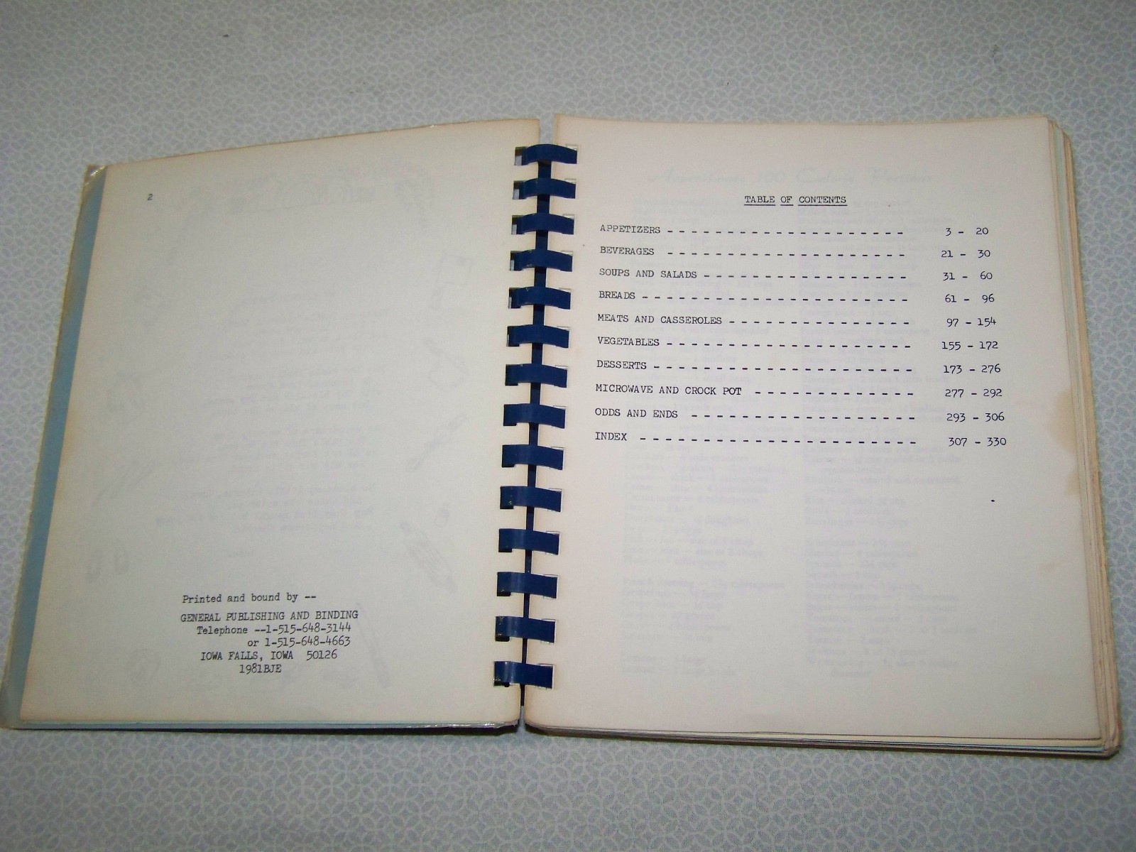 Most Precious Blood Catholic Church Corpus Christi TX 1981 Cookbook 700+ Recipes