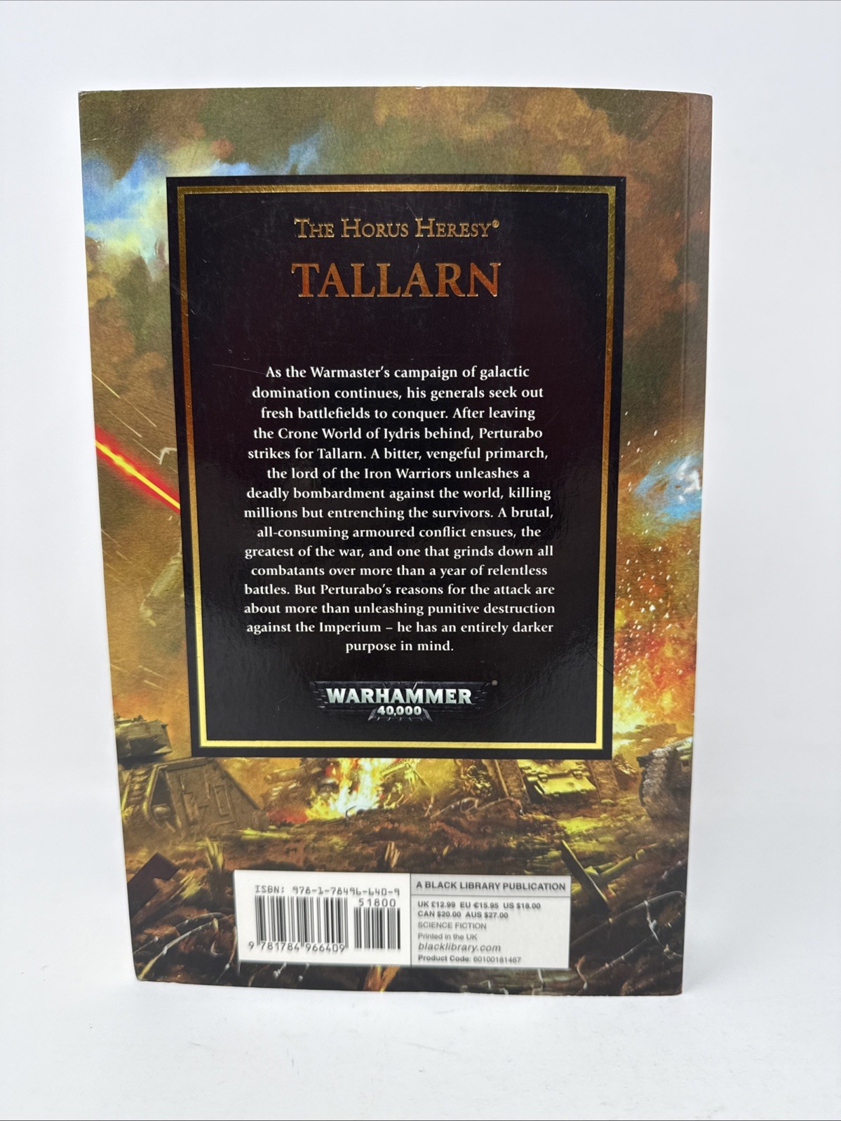 Tallarn by John French 2018 TPB 1st Horus Heresy #45 Black Library Warhammer 40k