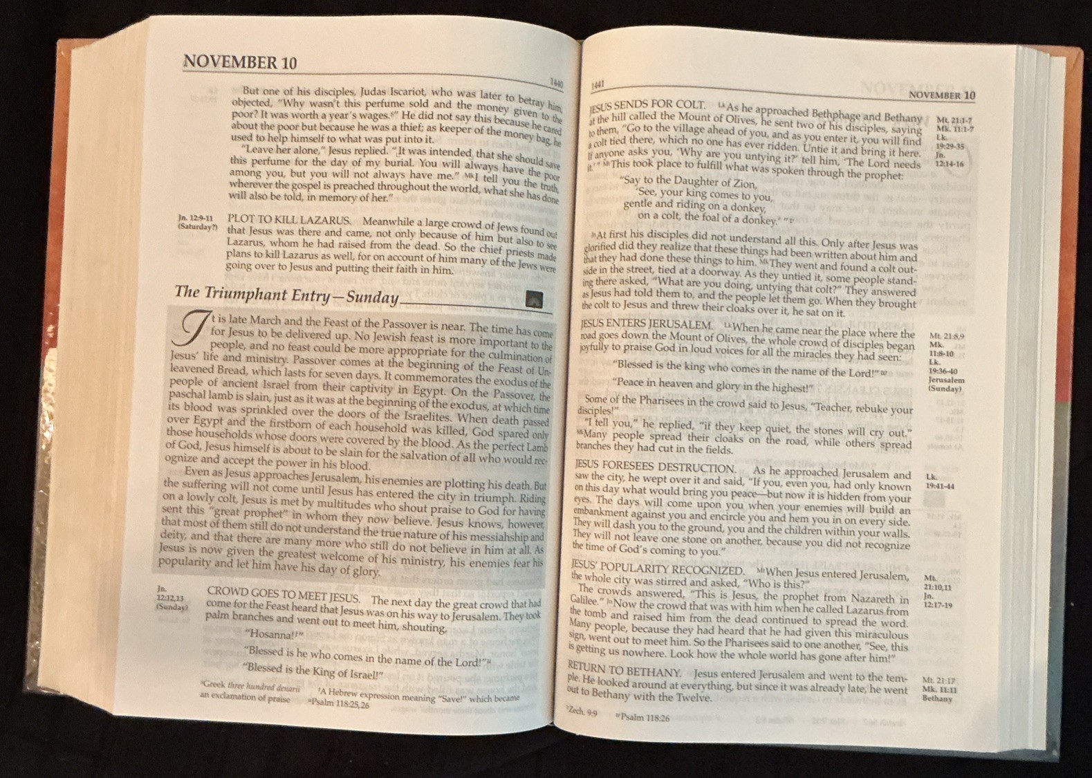 The Daily Bible In Chronological Order 365 Daily Readings NIV F LaGard Smith HC