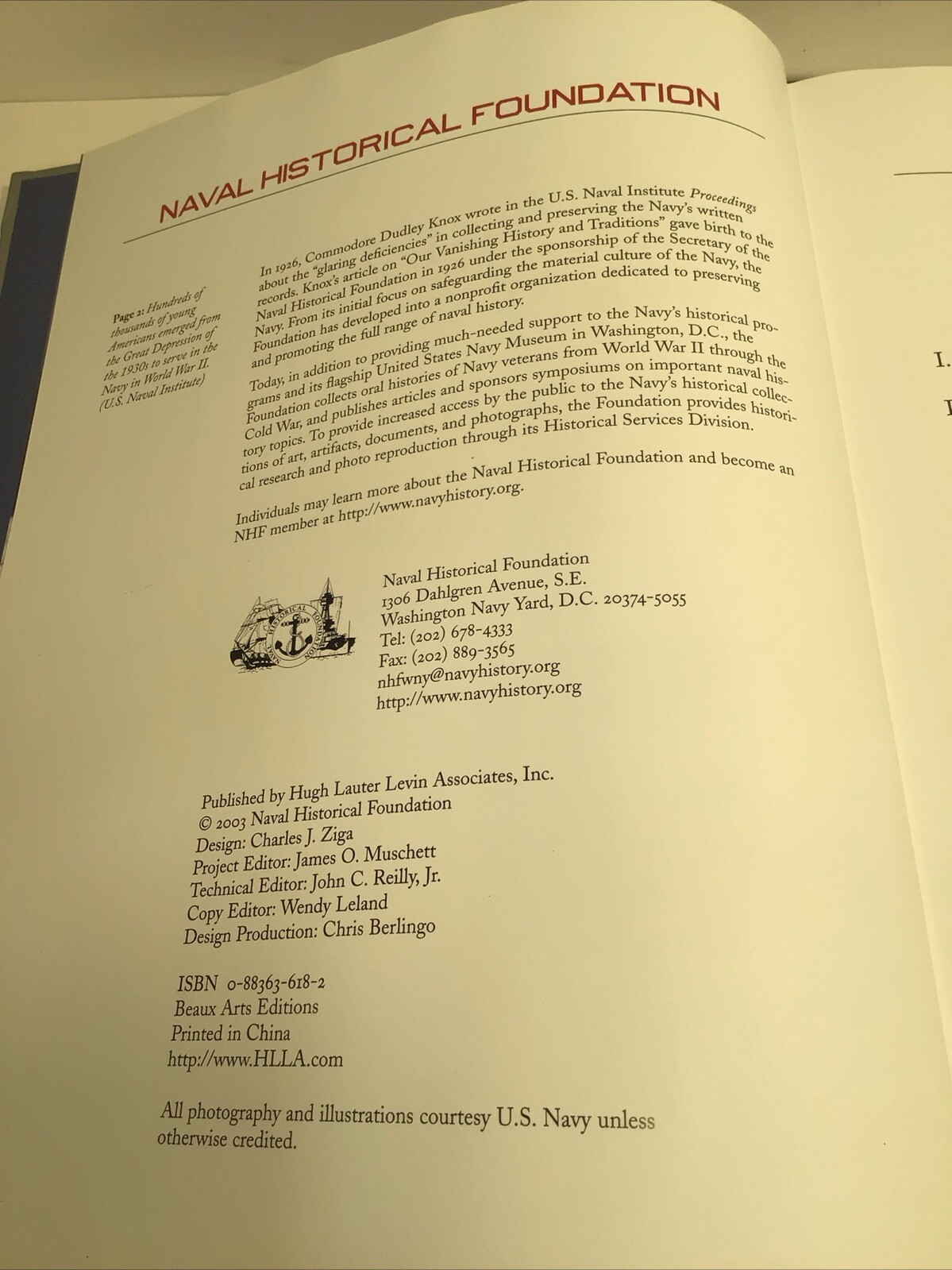 U.S. Navy : A Complete History, Naval Historical Foundation, 720 pages