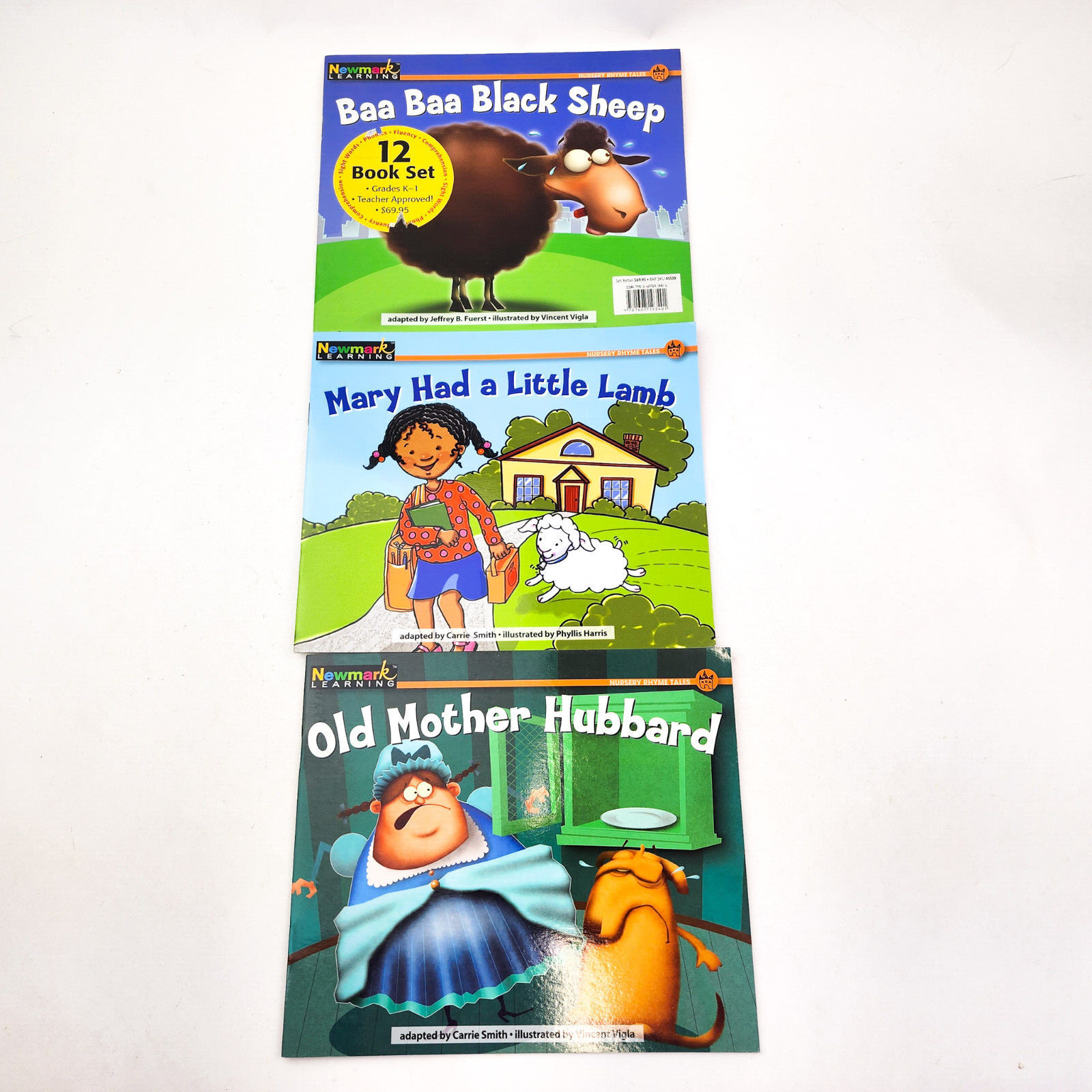 Newmark Learning Rising Readers Leveled Books Nursery Rhyme Tales set of 12 2011