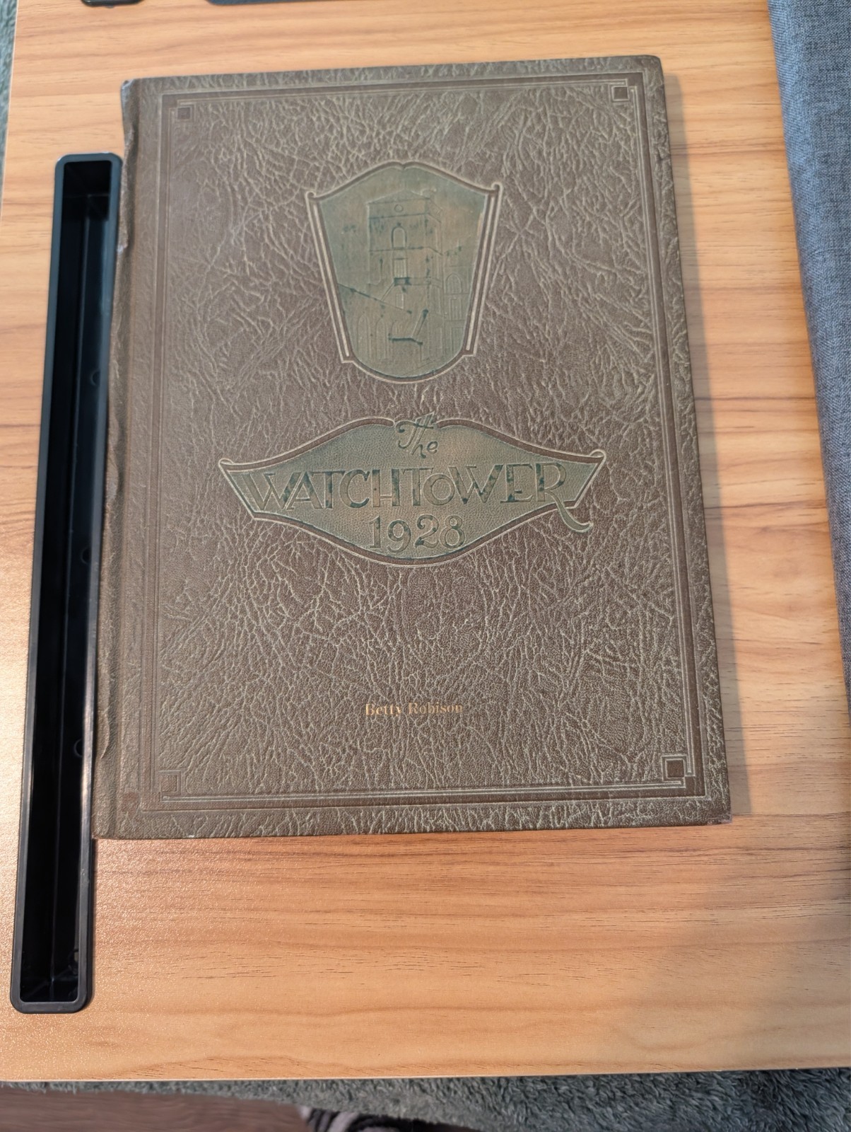1928 Beverly Hills Watchtower Yearbook from the first year of the High School.