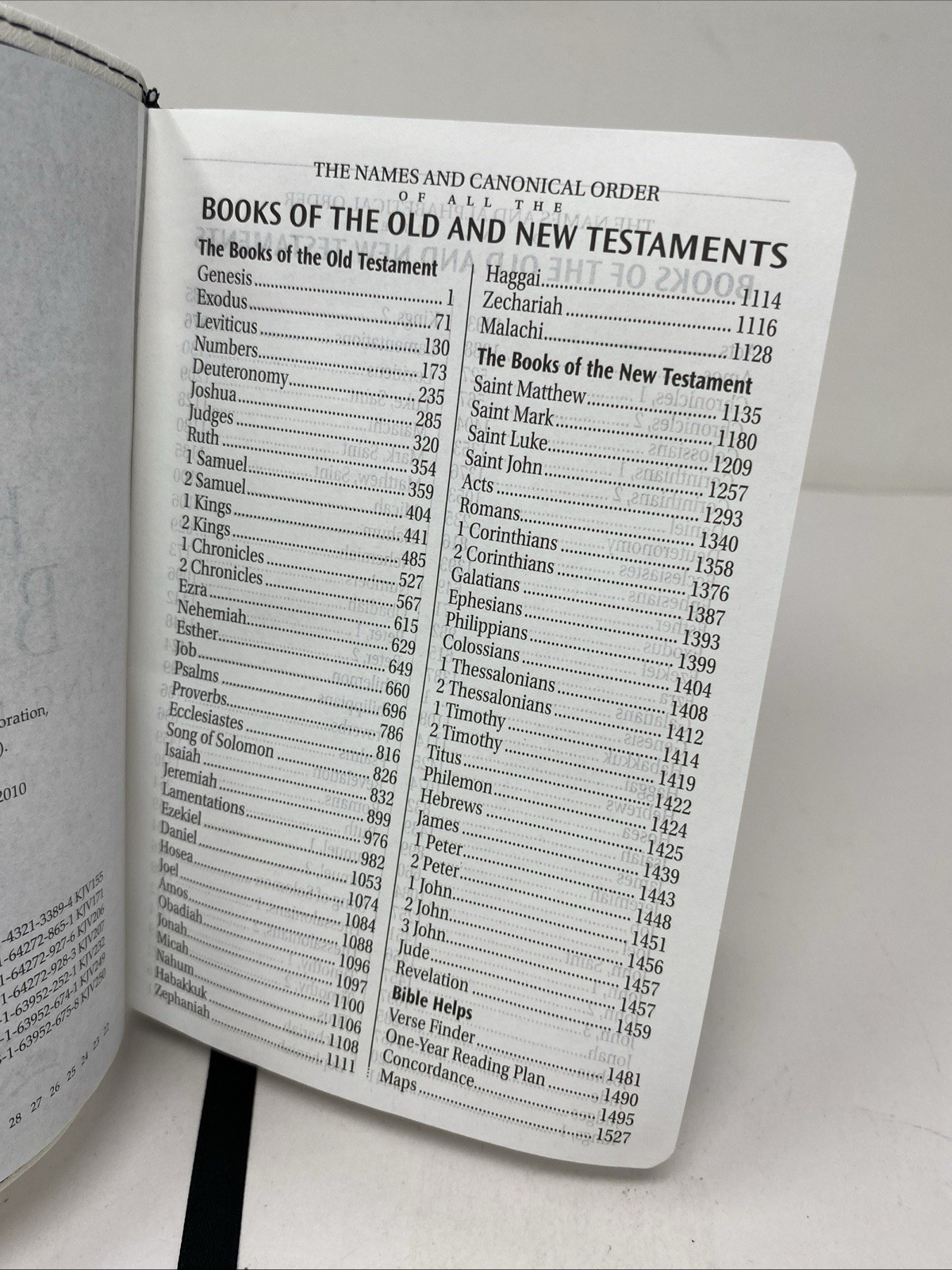 KJV Bible Compact Faux Leather White by Christian Art Gifts VG FREE SHIPPING!