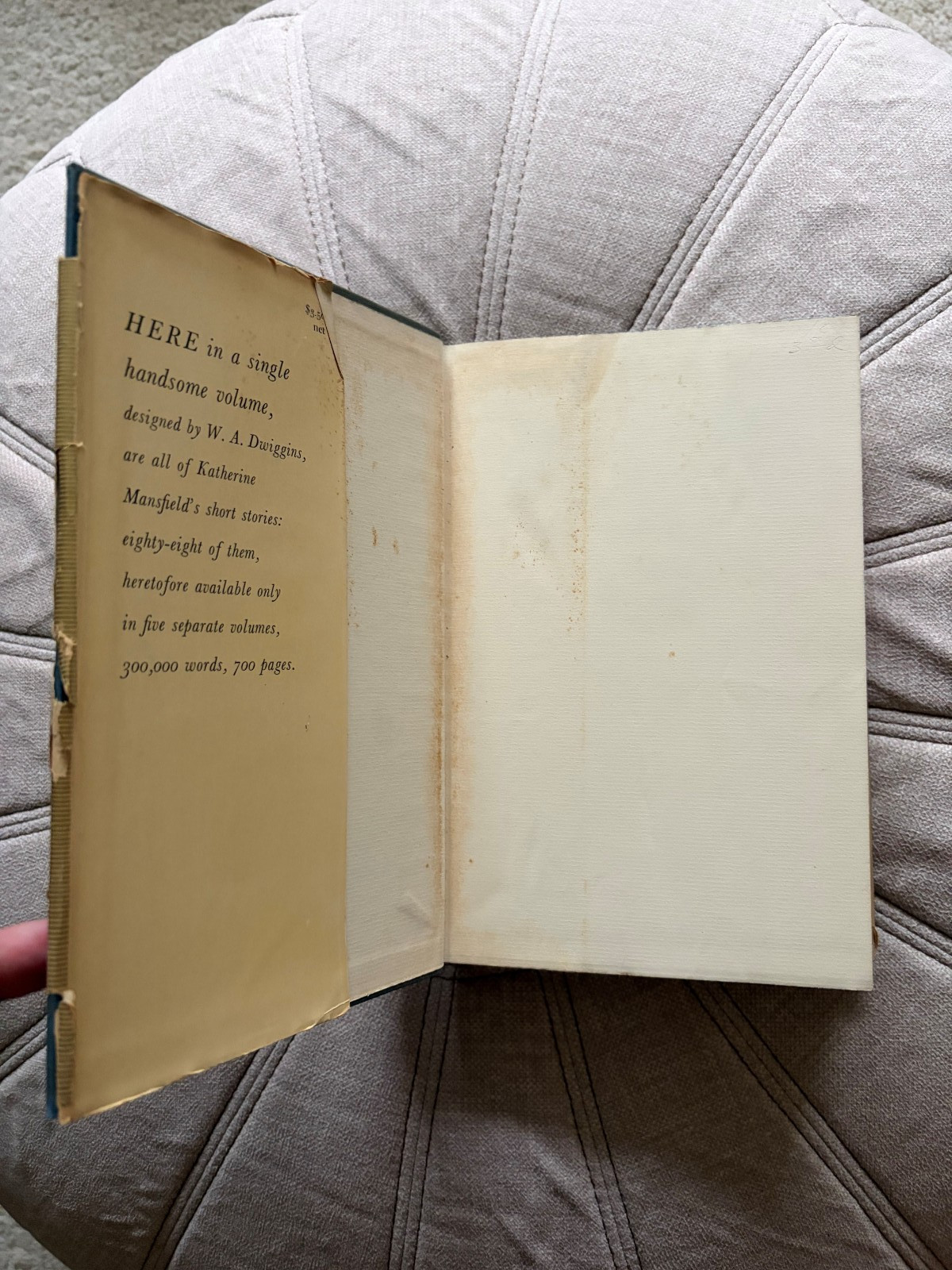 The Short Stories of Katherine Mansfield first American edition VERY RARE