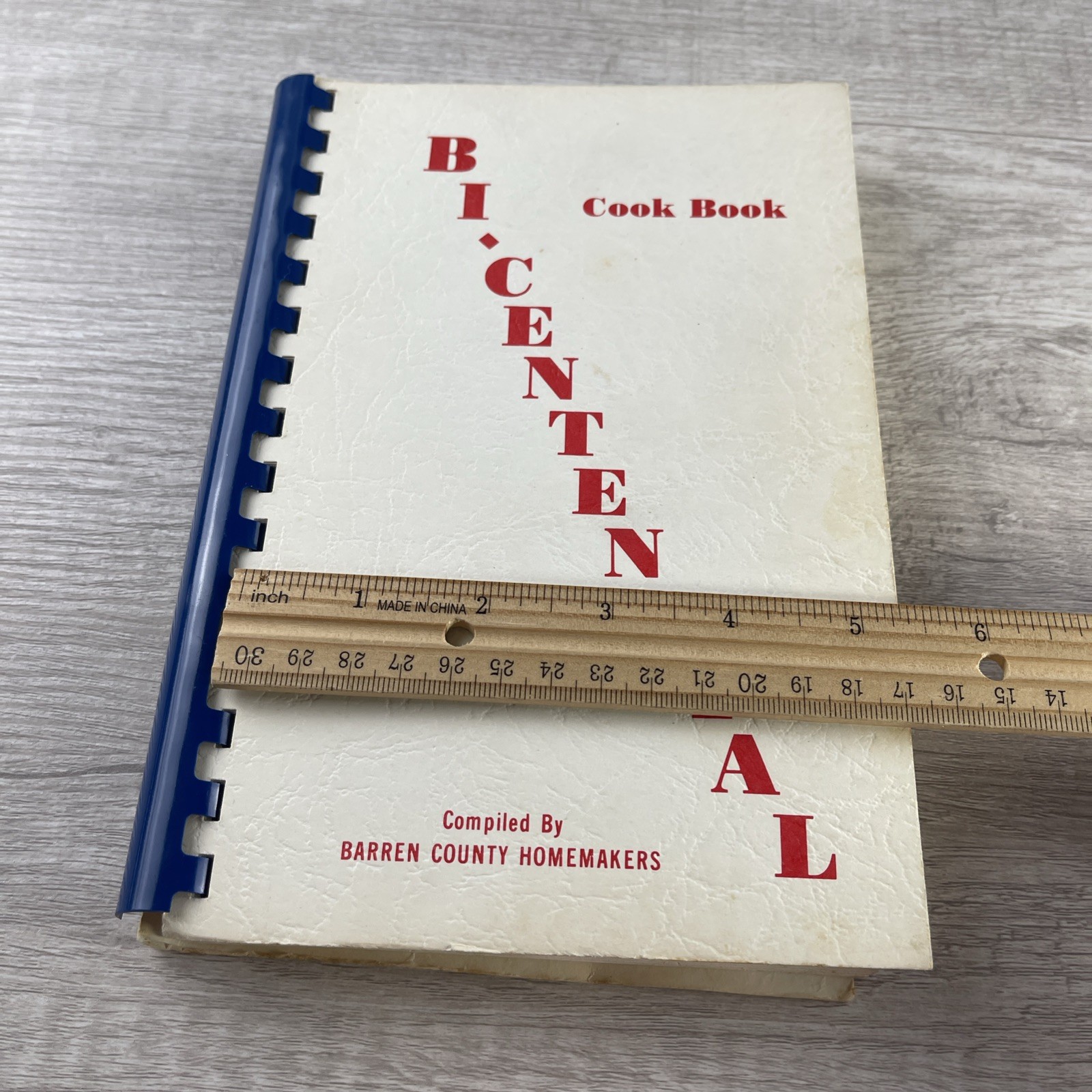 VTG Barren County Homemakers Bicentennial Recipe Cookbook 1976 Pages 212