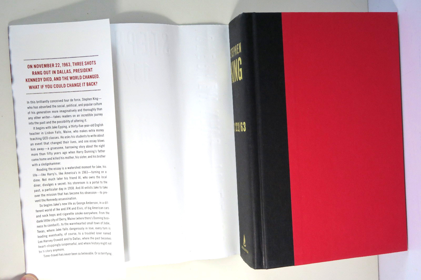 11/22/63 A Novel Stephen King – BCE Book Club Edition HC/DJ 2011