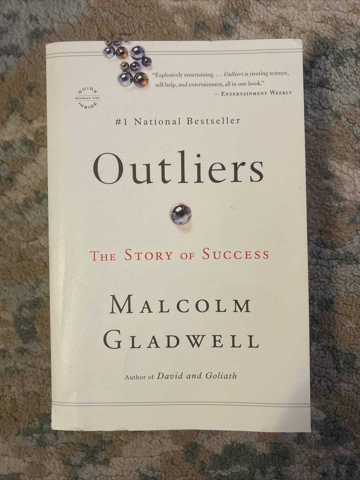 Outliers: The Story of Success by Malcolm Gladwell Paperback Book