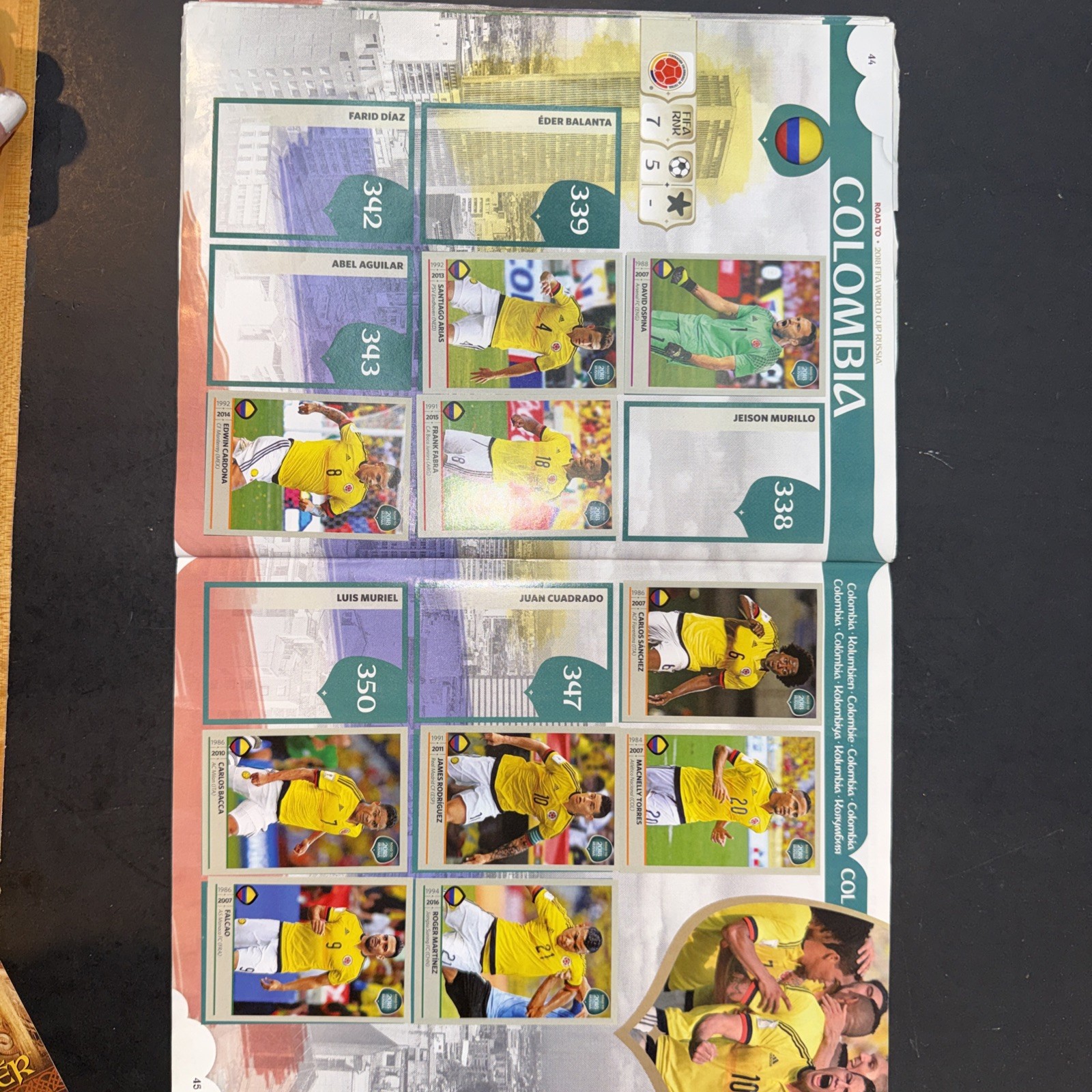 Panini Road to 2018 FIFA World Cup Russia Sticker Album w/ Stickers