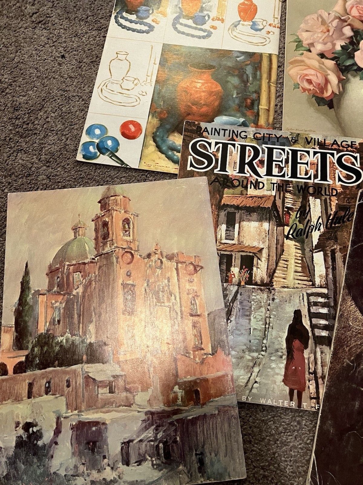 Vintage Lot of 5 Walter T. Foster Painting & Drawing Guide Instruction Art Books