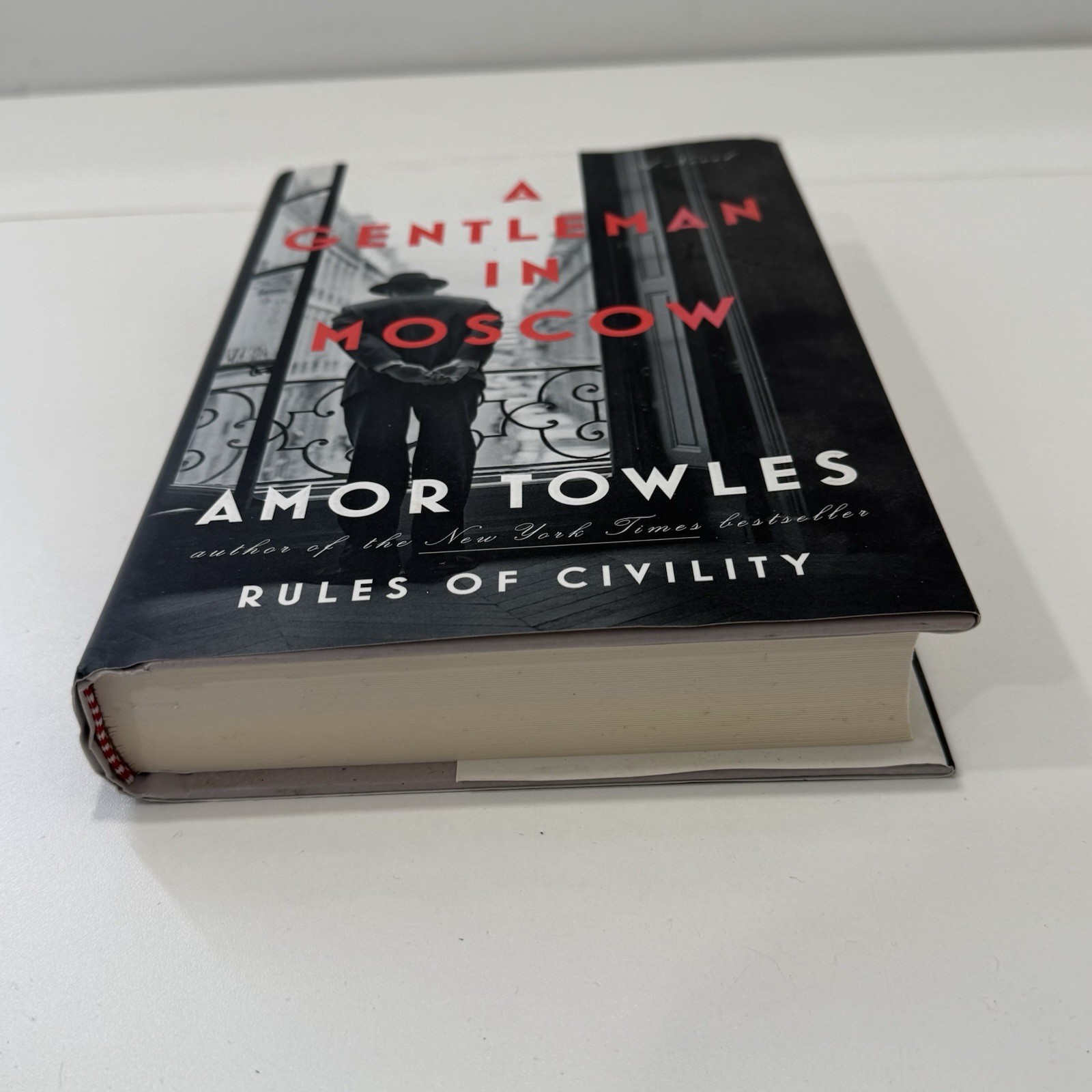 SIGNED A Gentleman in Moscow by Amor Towles 1st Edition Late Printing w/Stamp