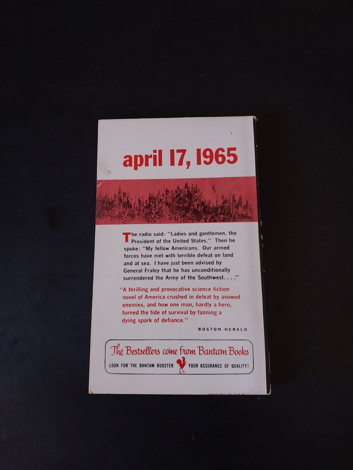 Cyril M. Kornbluth – Not This August – Bantam Books First Printing 1956