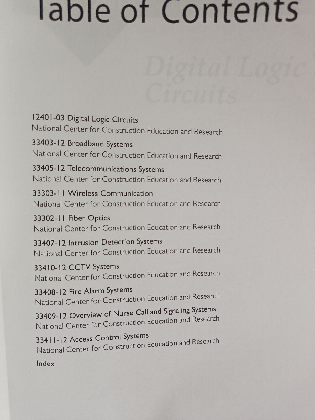 NCCER – Security & Life Safety_Pearson Custom Library_Softcover_2015_Very Good