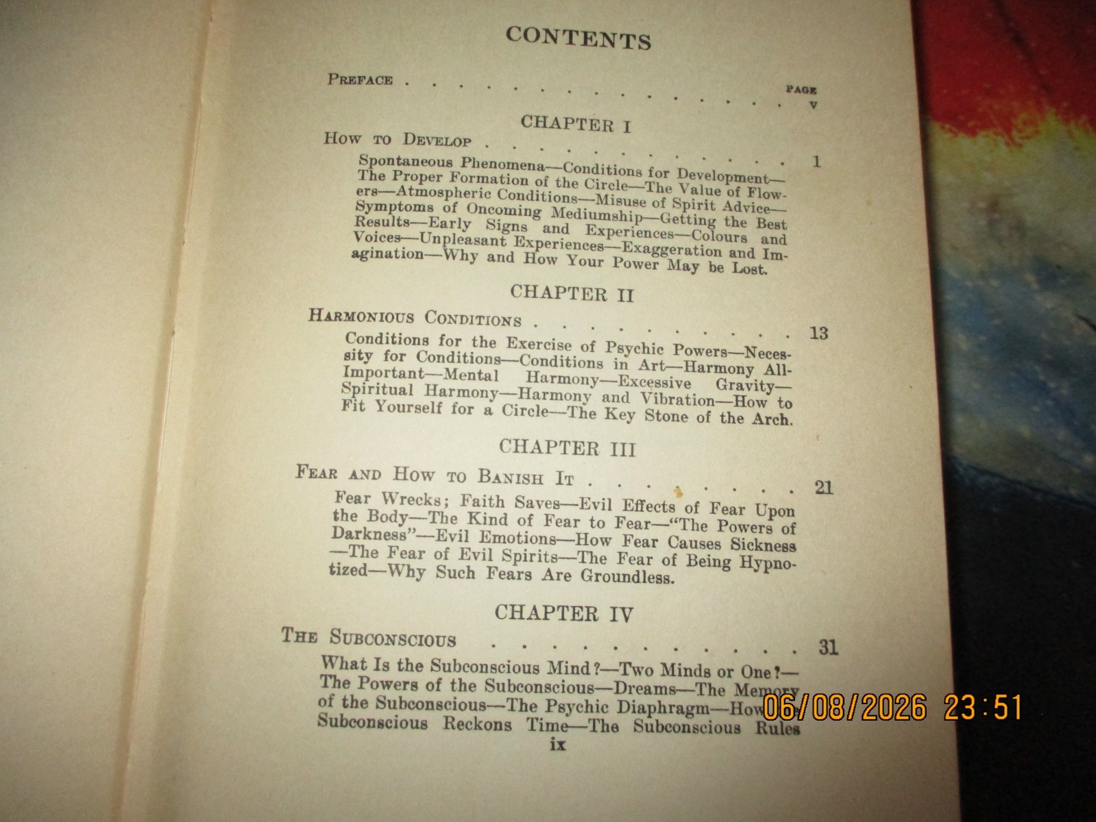 Your Psychic Powers and How to Develop Them by H. Carrington 1st ed., 1920