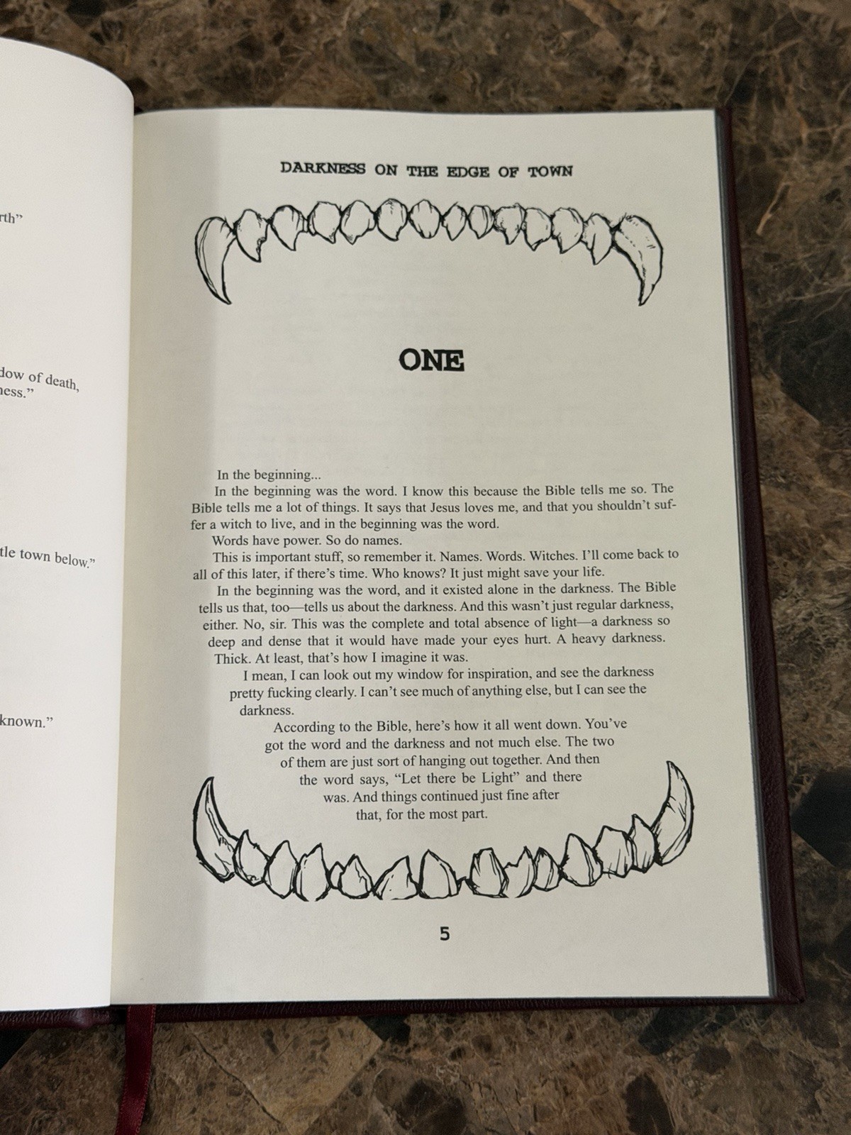Brian Keene Darkness On The Edge Of Town Signed Number Clamshell Illustrated