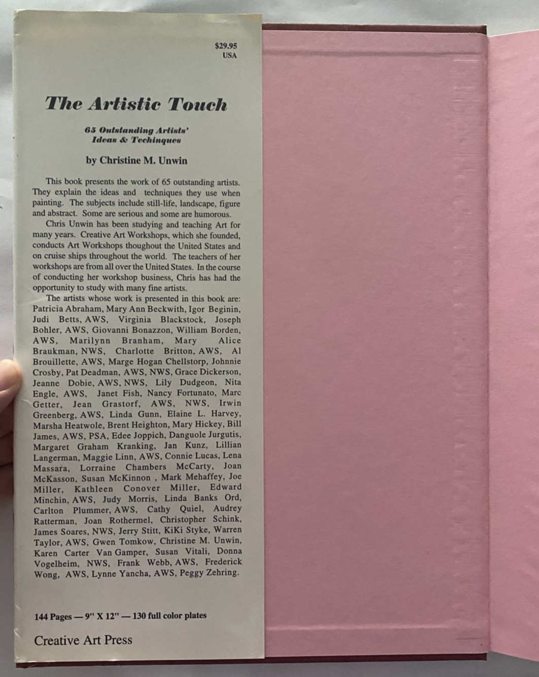 The Artistic Touch by Unwin, Christine M.