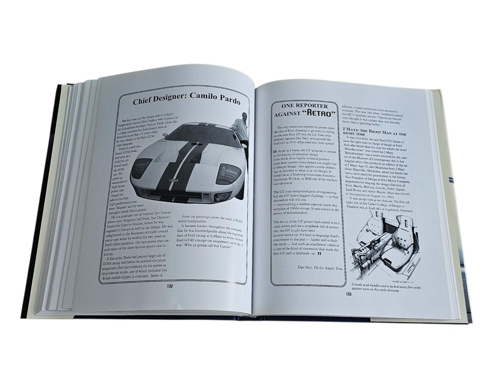Ford GT40 and the New Ford GT (Signed – Al Axelrod, Brian Winer, Wallace A. Wyss